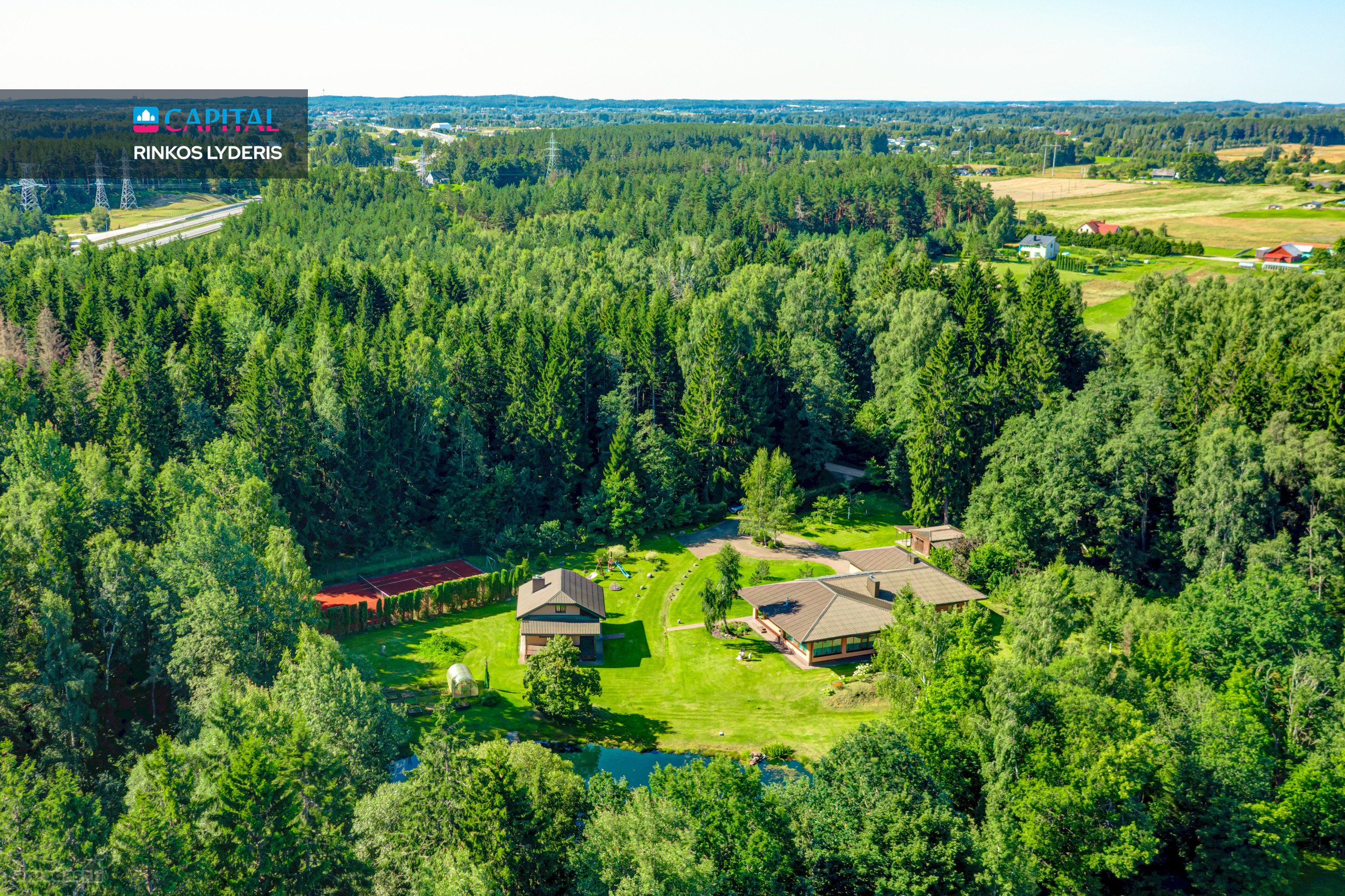 Gamtos ir privatumo apsuptyje, vos 19 km nuo