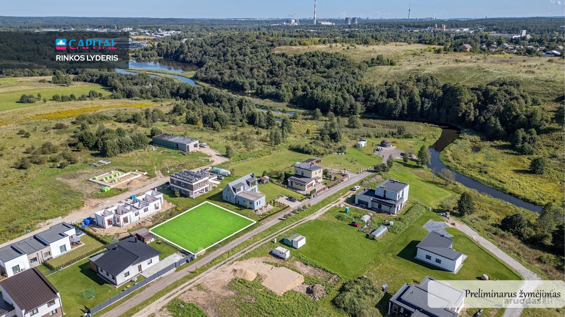 Jūsų namų vieta – ten, kur miestas susitinka