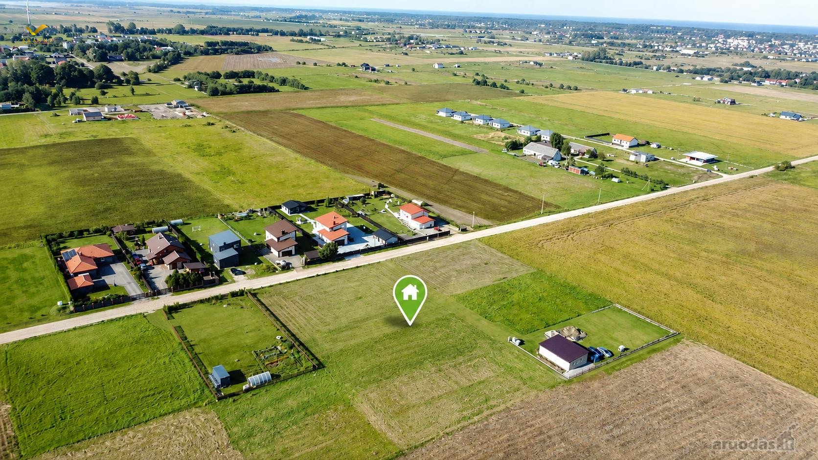 Parduodamas namų valdos sklypas Kretingos r.,
