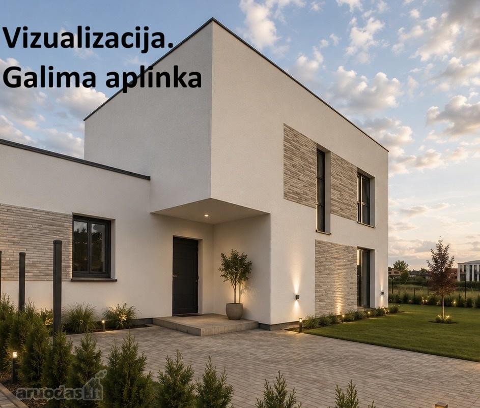  Parduodamas Naujos Statybos Dvibutis Namas