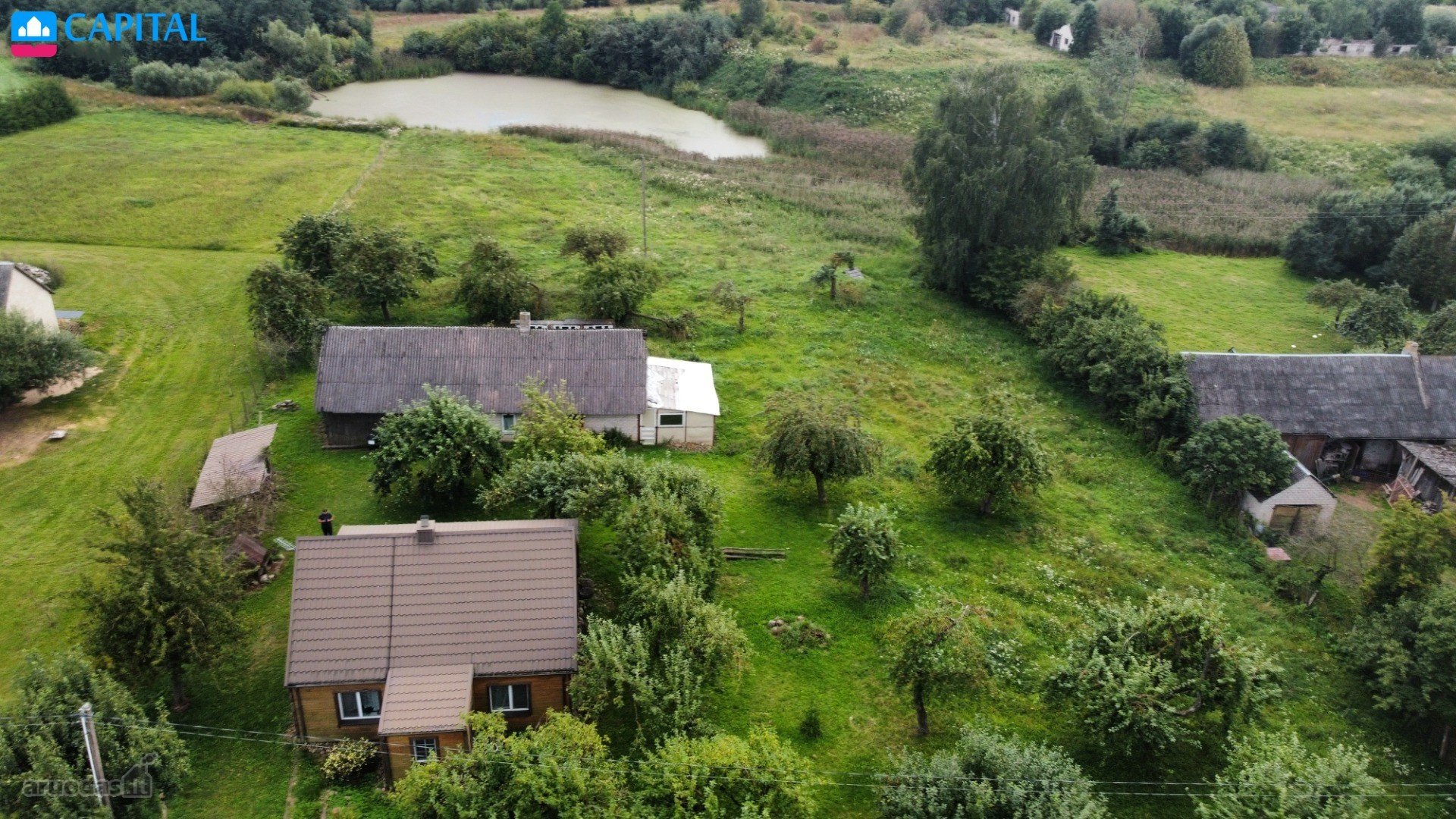 Parduodama Sodyba Su Nuosavu Tvenkiniu!