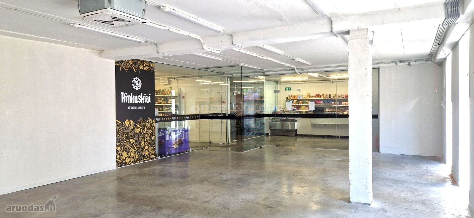 Patalpos prekybos centre.