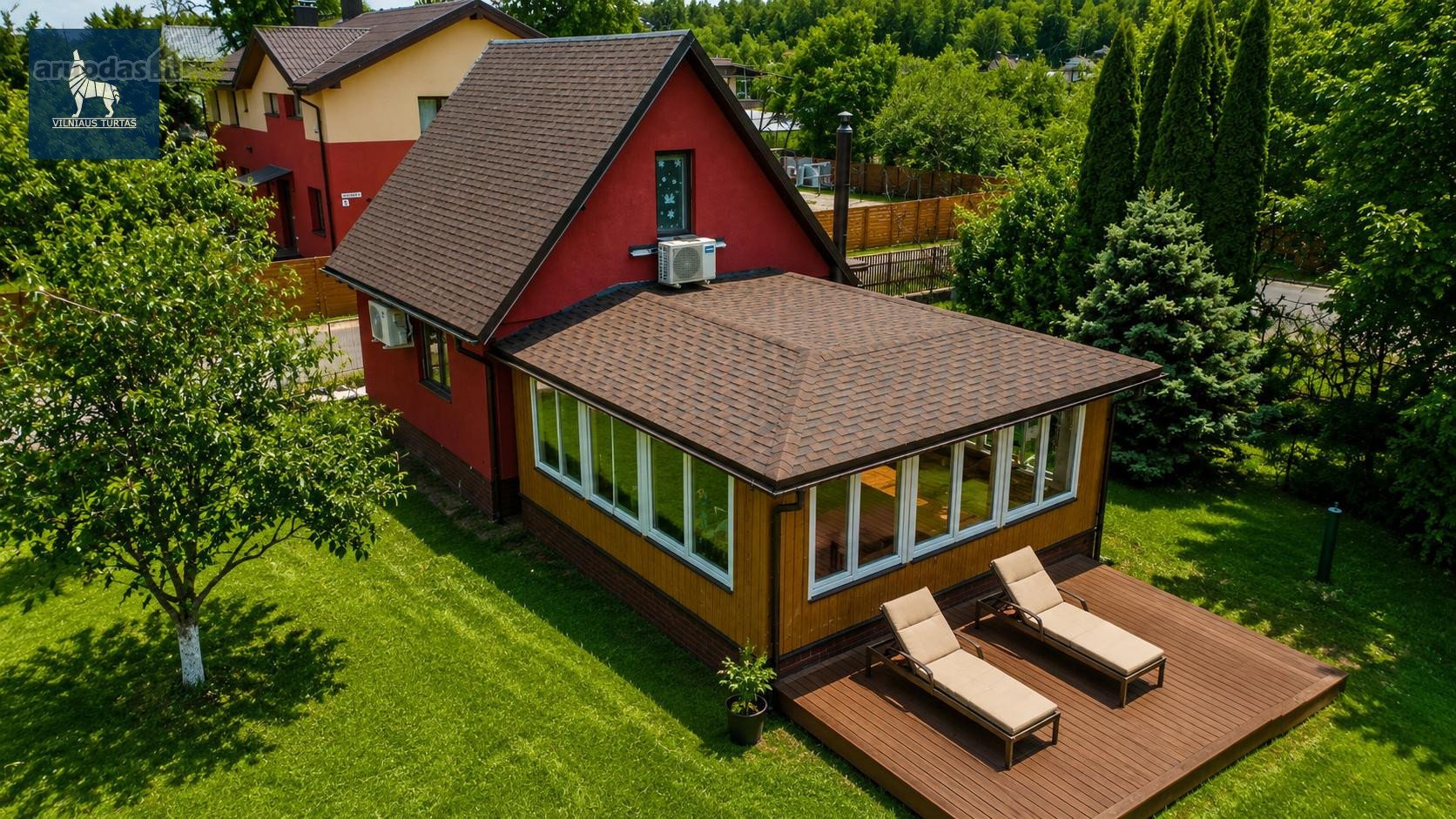 Parduodamas Įrengtas Namas Tinkamas Gyventi