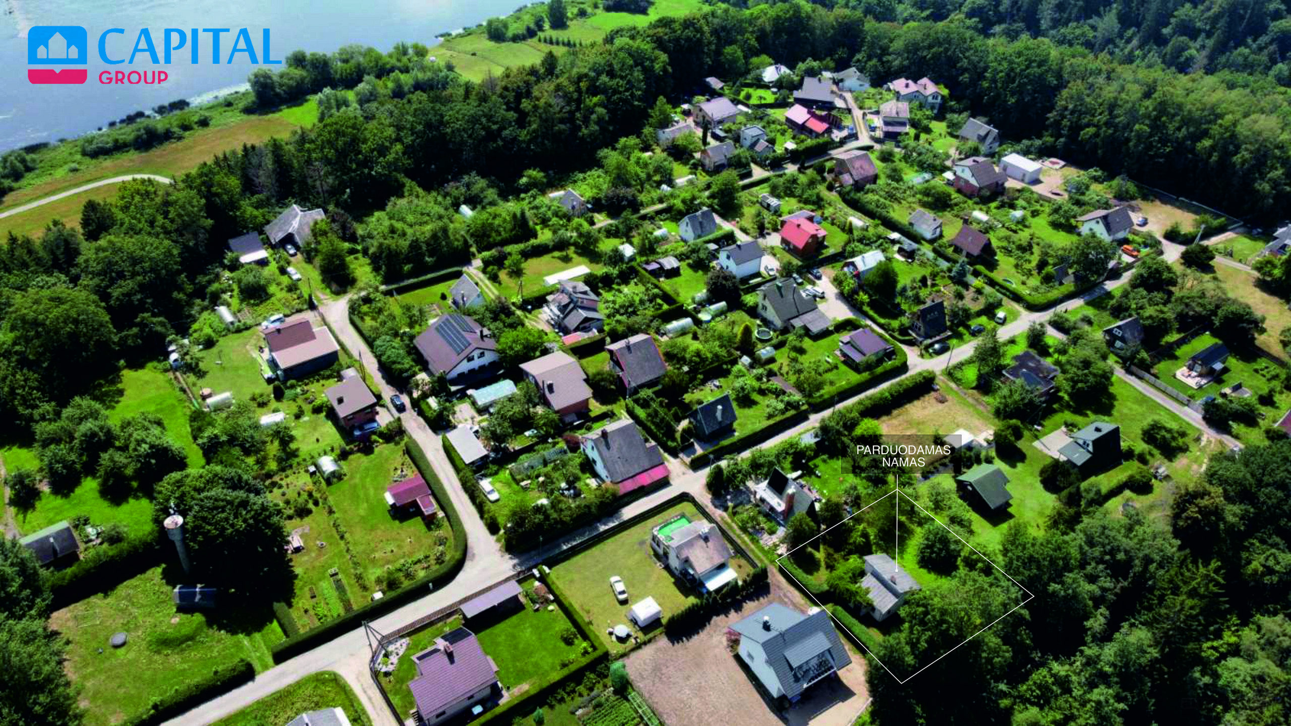 Parduodamas Mūrinis Sodo Namas Gamtos