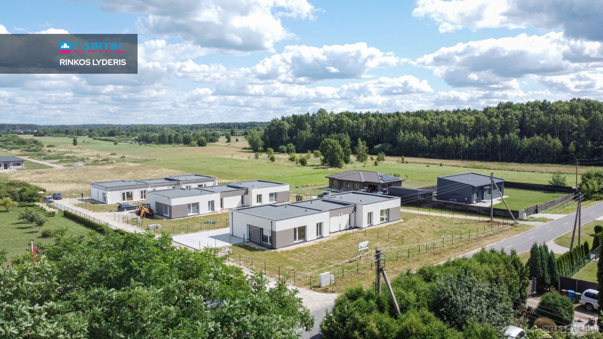 Parduodami modernūs A++ klasės, 107 m² vieno