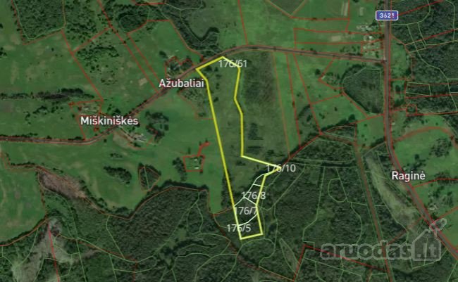 Parduodamas 6,43 ha miškas Zarasų raj.