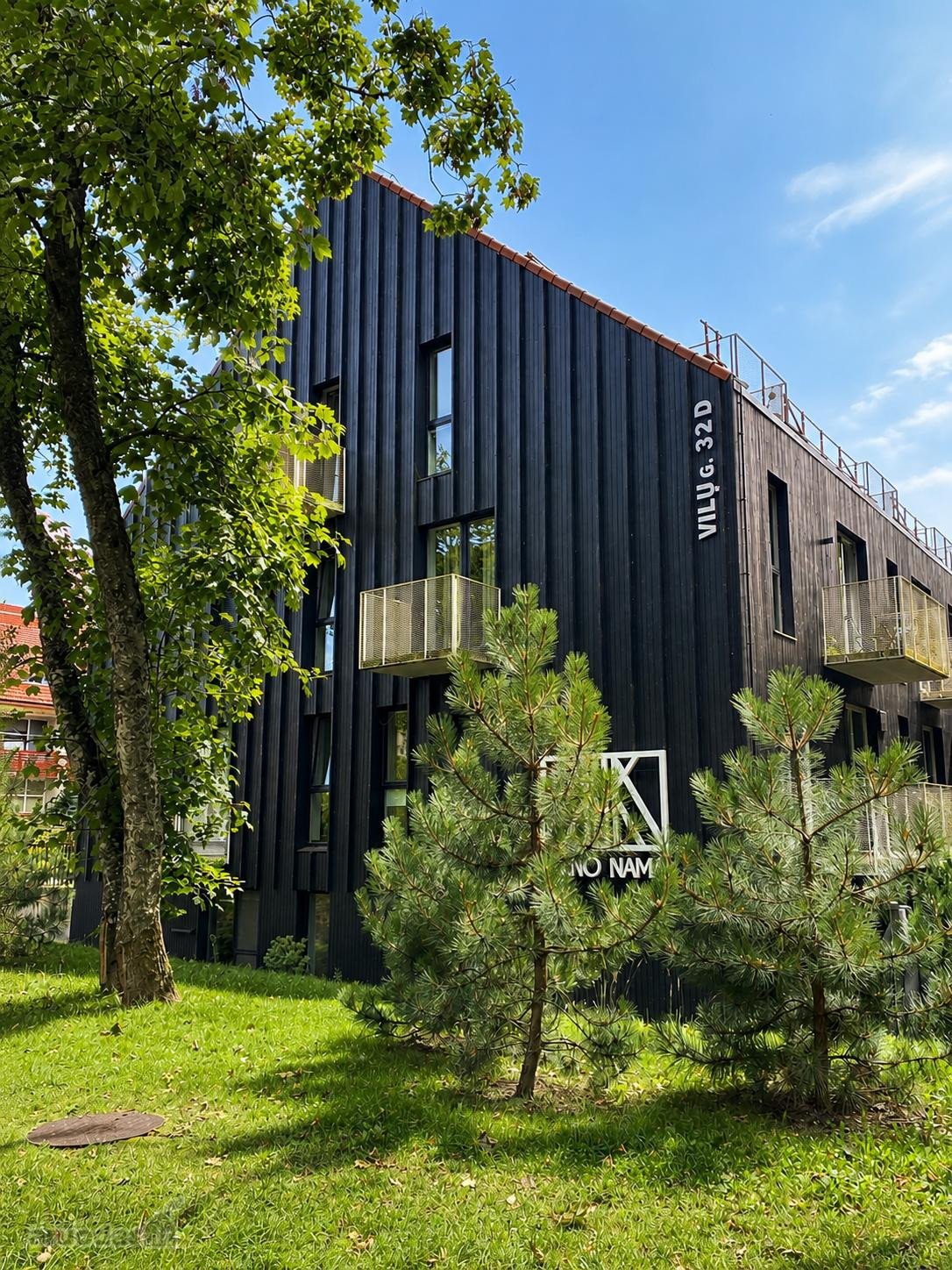 Modernus 2 kambarių butas su privačia terasa