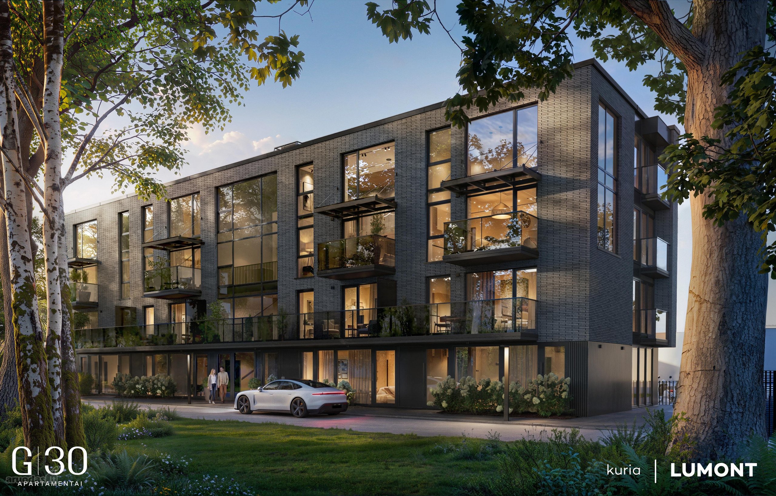 G30 – nedidelis, vos 12 apartamentų projektas