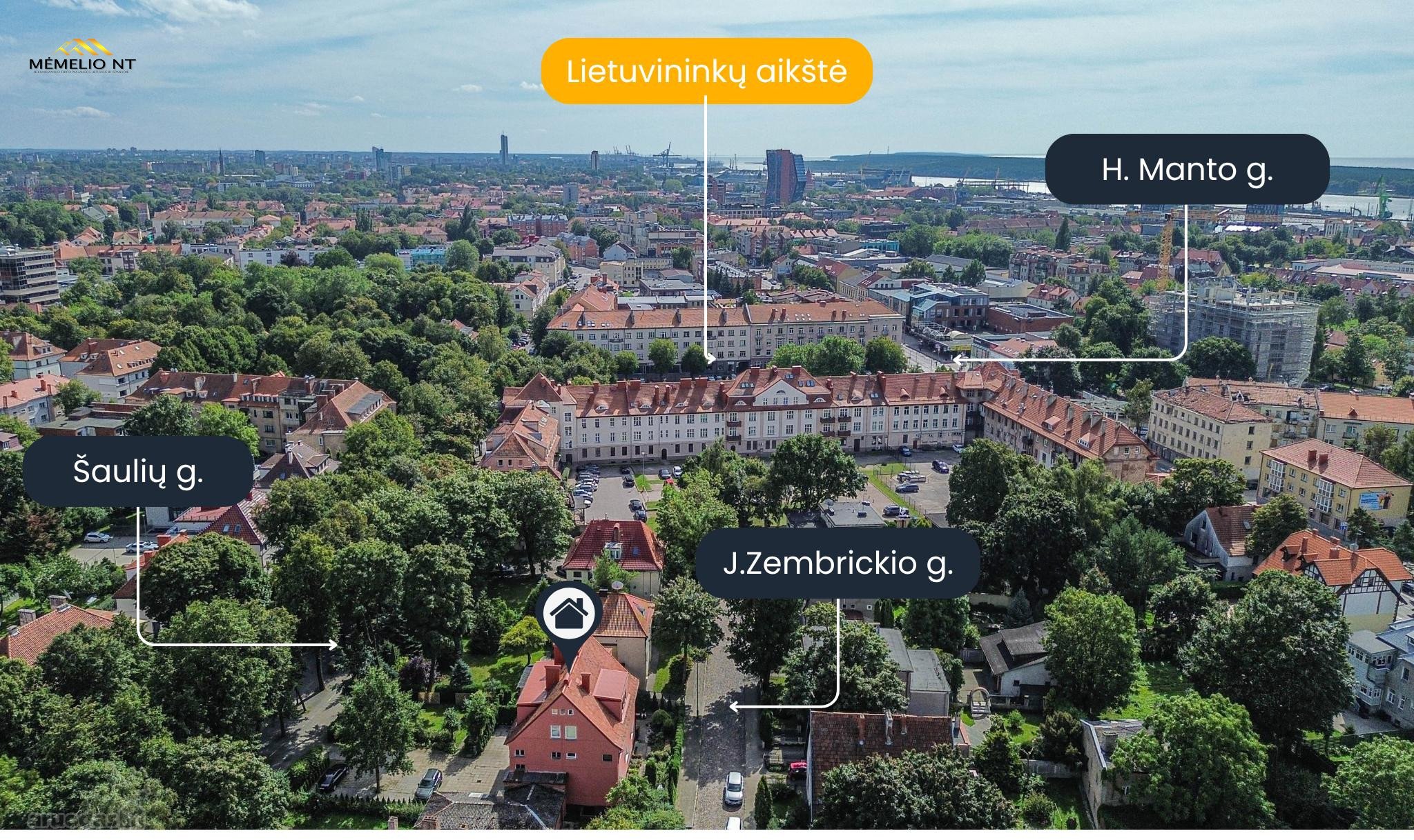 Parduodamas erdvus 4 kambarių butas Klaipėdos