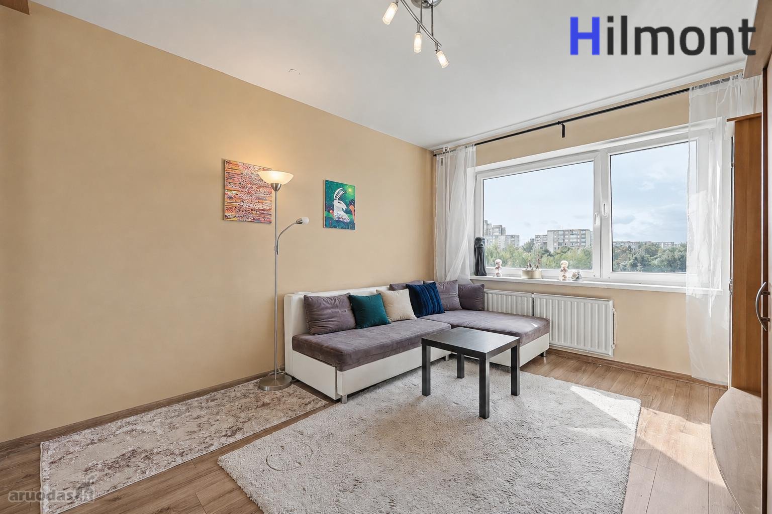 Erdvus 2 Kambarių Butas Su Panoraminiu Vaizdu