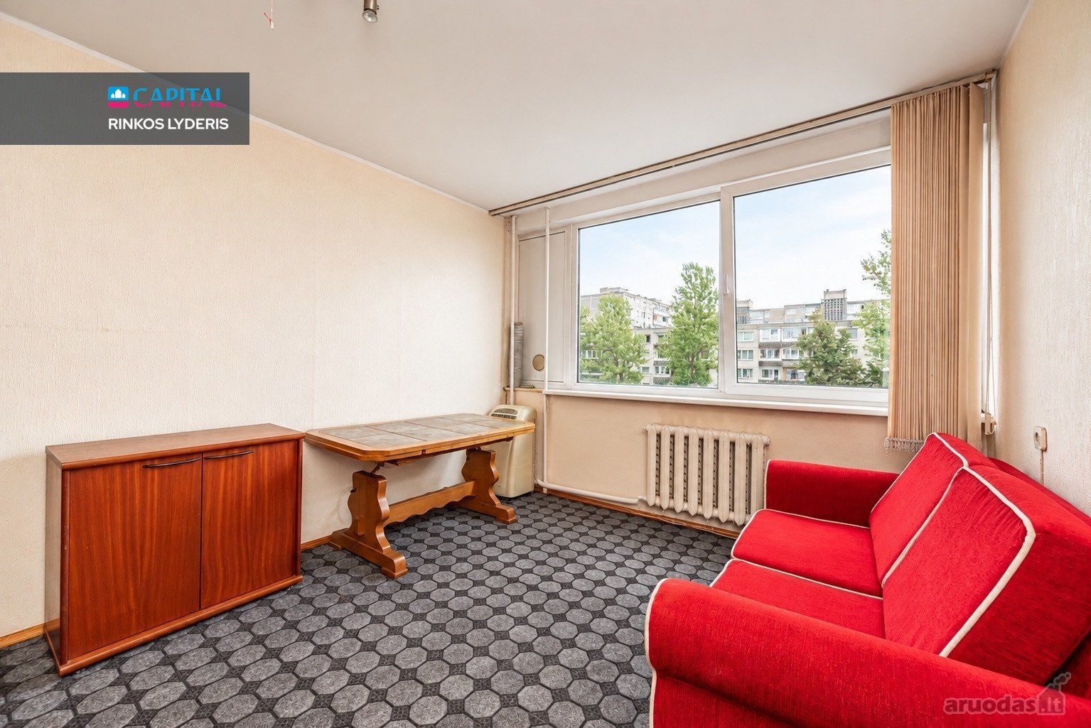 Parduodamas 1 Kambario Butas Centrinėje