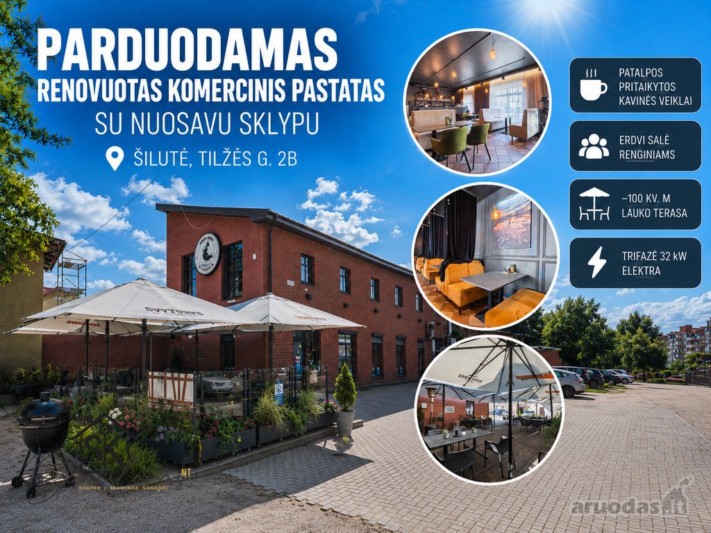Šilutėje, Tilžės G. 2b Parduodamas Renovuotas