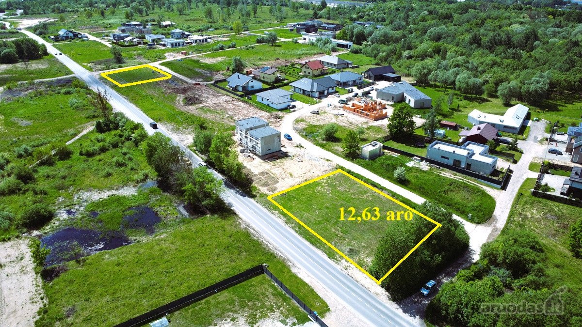 Parduodamas 12,63 a sklypas naujų namų