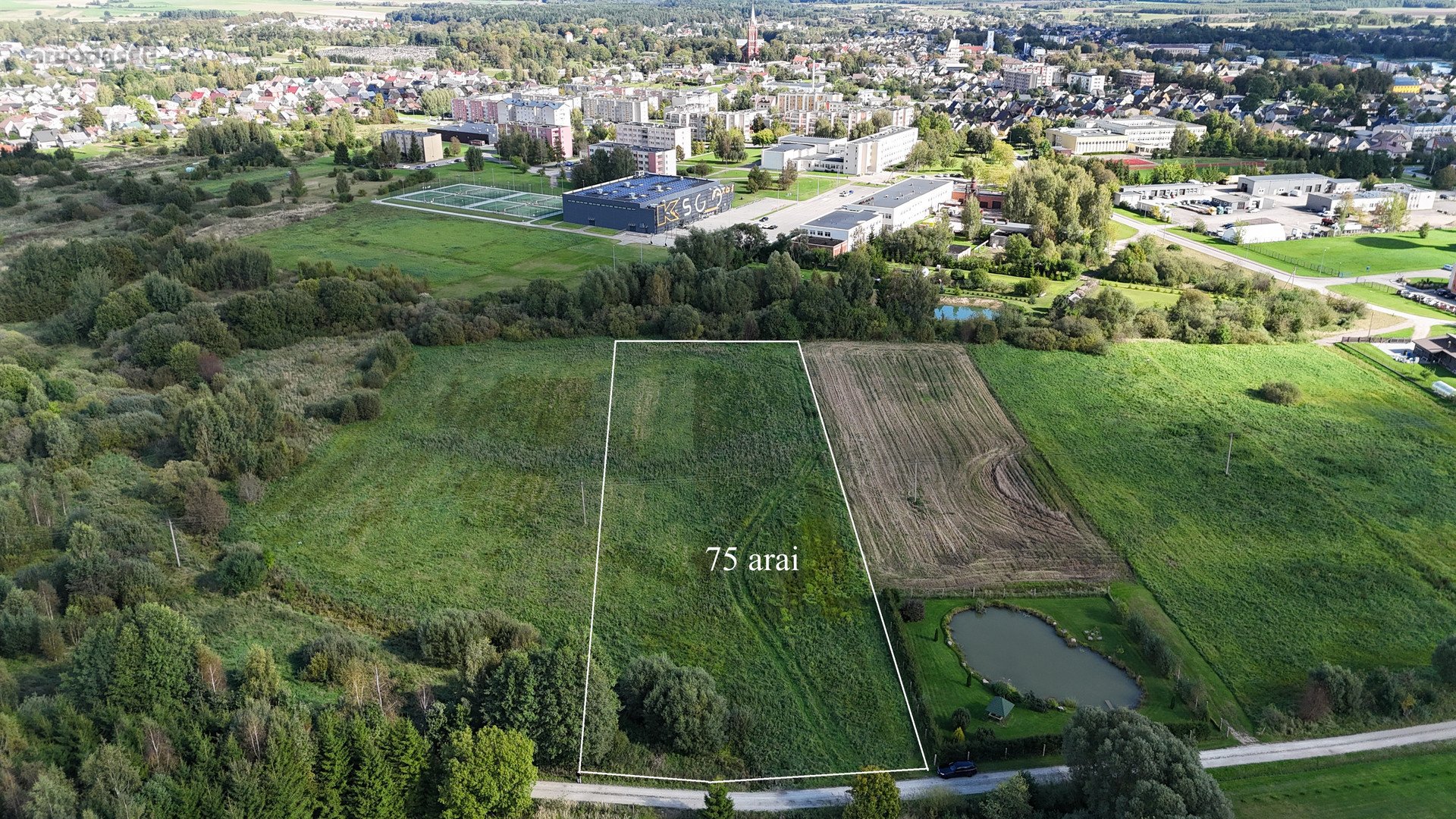 Parduodamas Erdvus 75 Arų Namų Valdos Sklypas