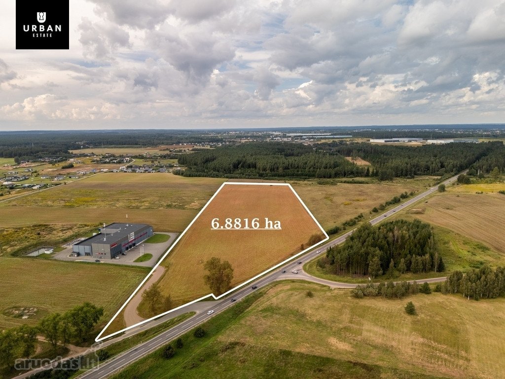 6.88 Ha Sklypas Komercinei Veiklai