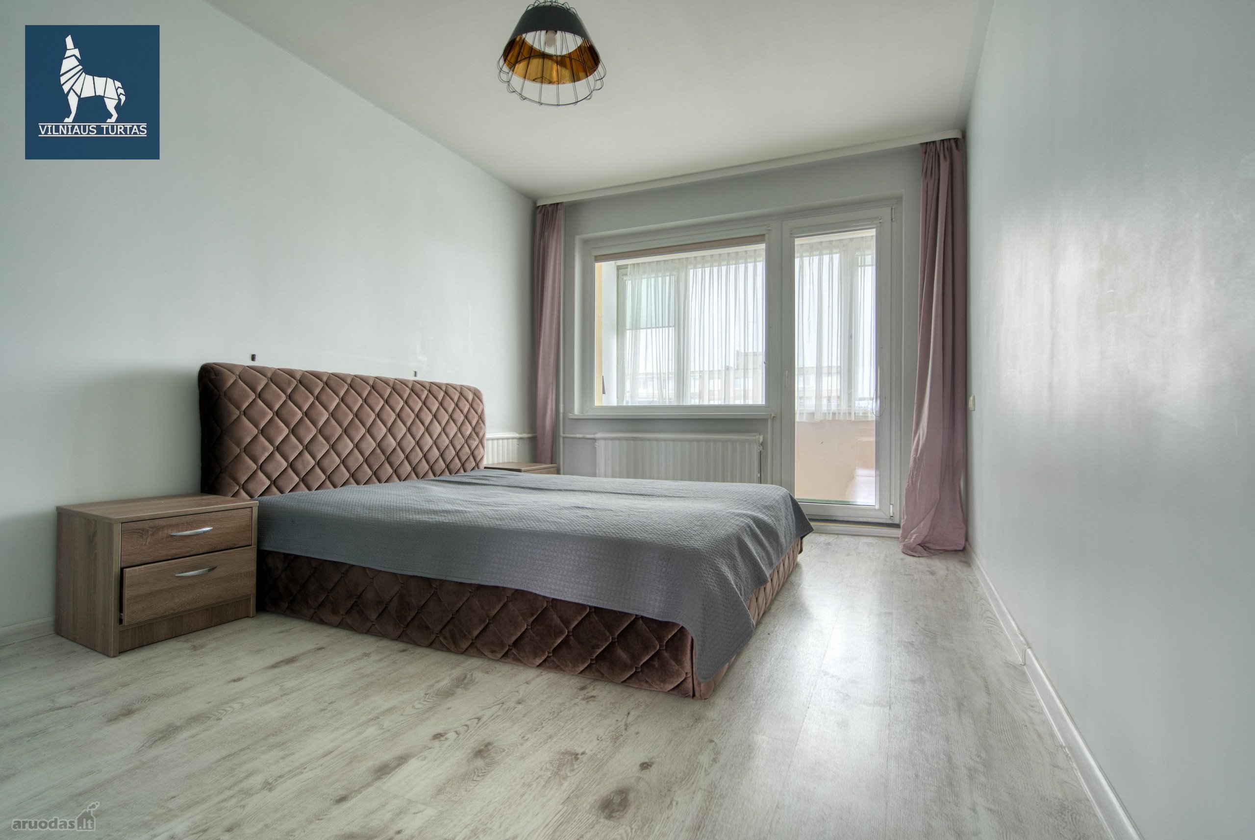 Trijų kambarių butas Viršuliškėse – erdvė,