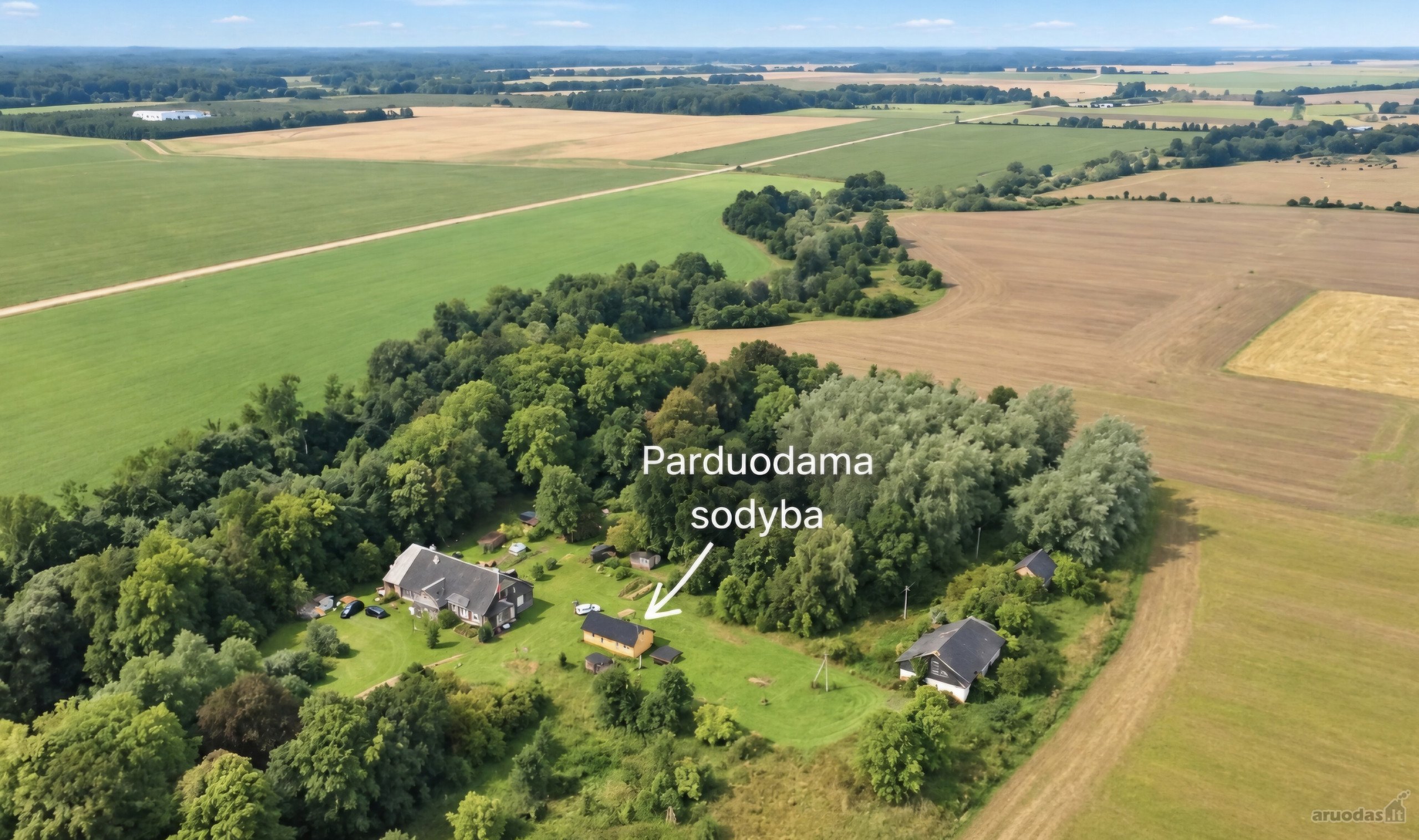 Parduodama Sodyba Ramioje Vietoje Panevėžio