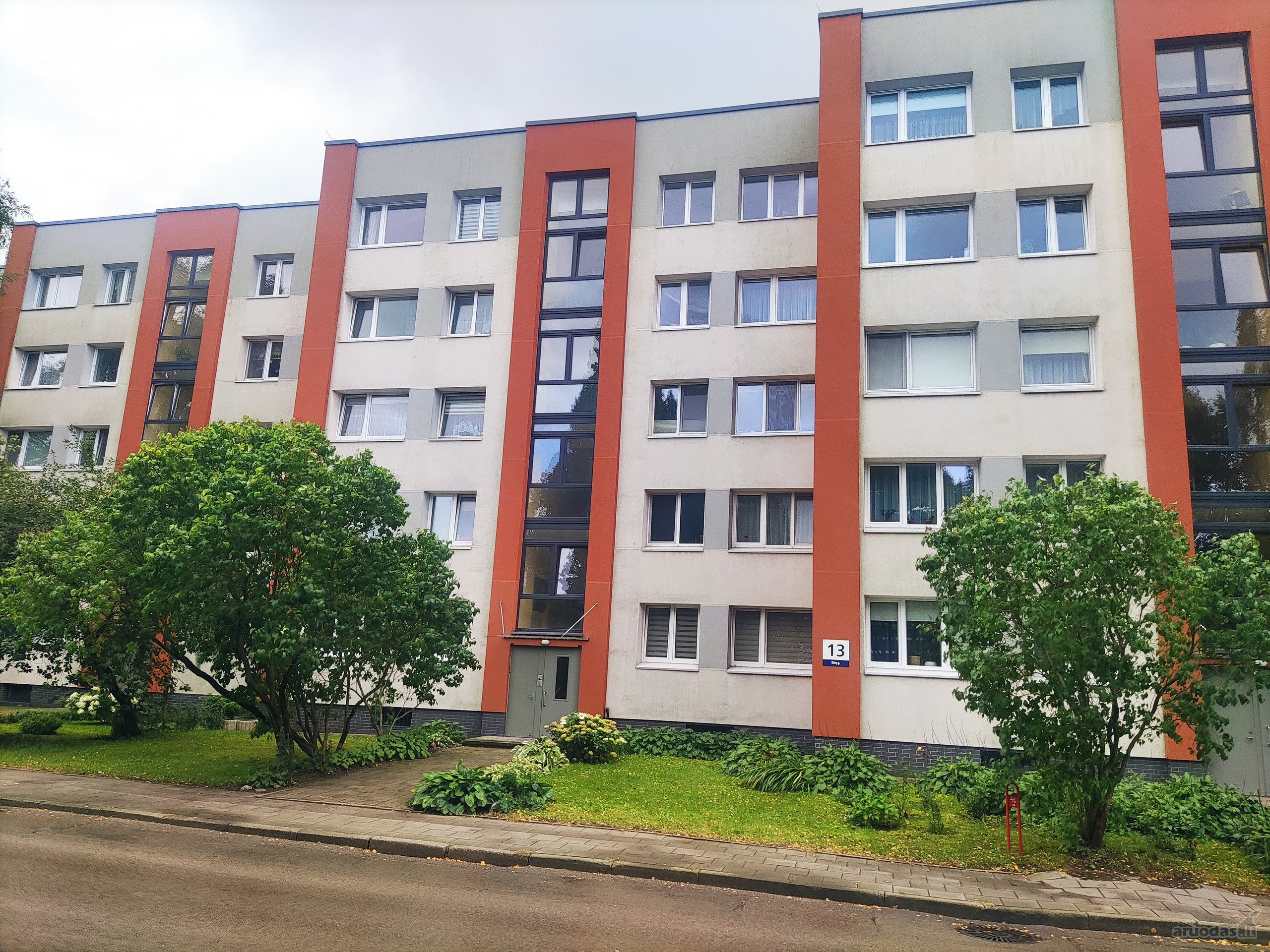 Centrinėje miesto dalyje Rūtų gatvėje