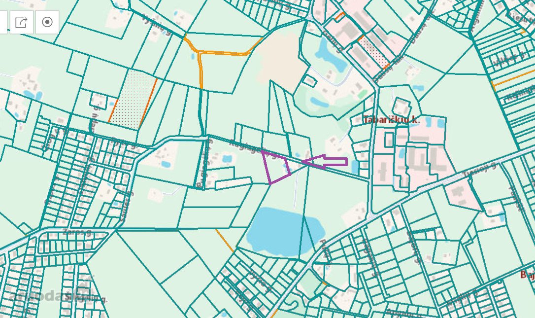 Parduodamas 65,79 arai žemės ūkio paskirties