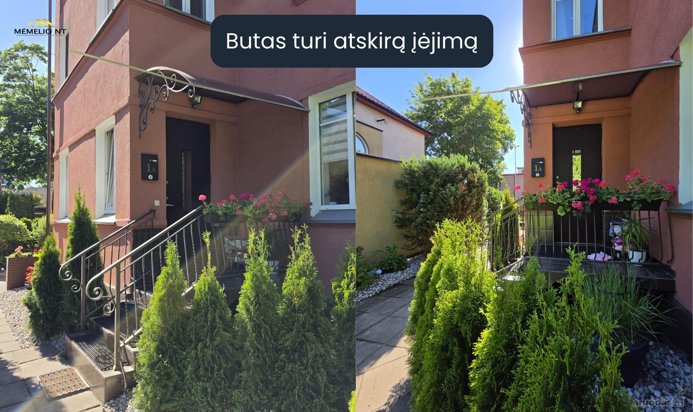 Parduodamas erdvus 4 kambarių butas Klaipėdos