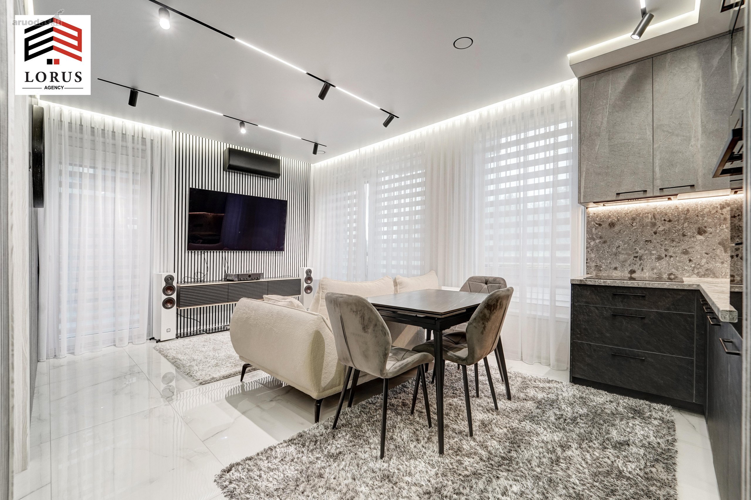 Išskirtinis 3 Kambarių Butas Su 40 M² Terasa 