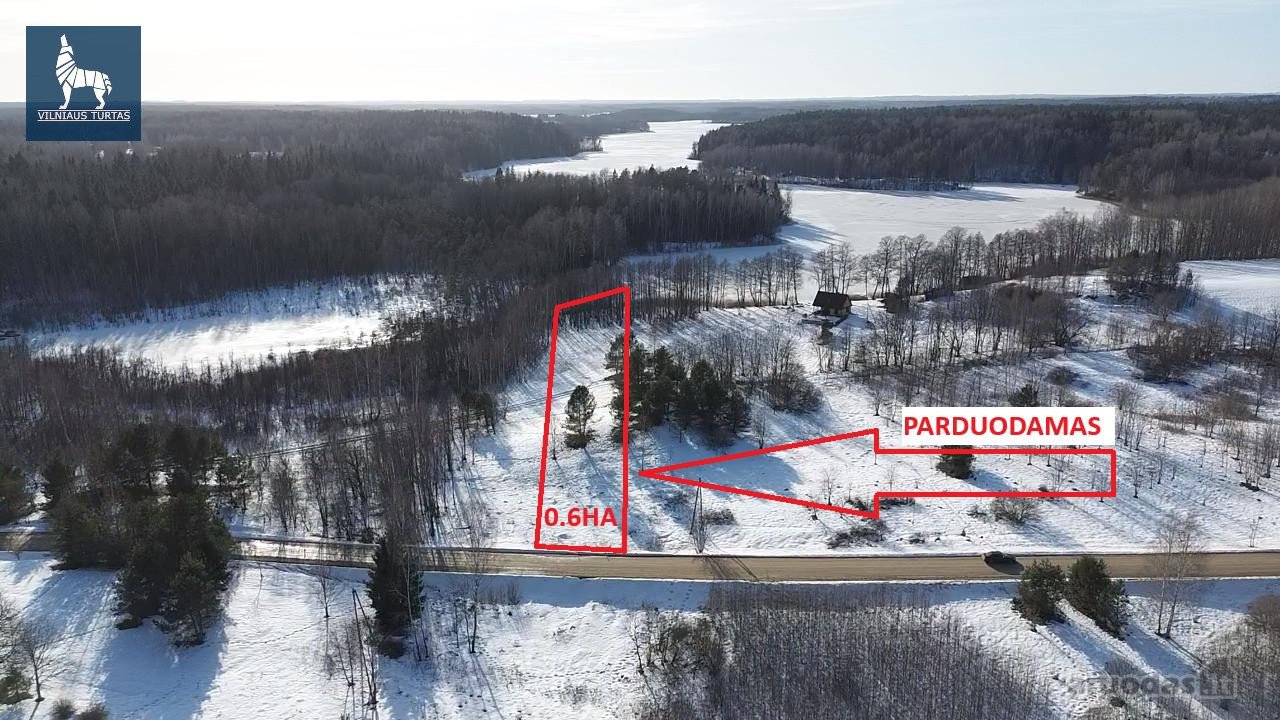 Sklypas Prie Sagardo Ežero – 0,61 Ha Su