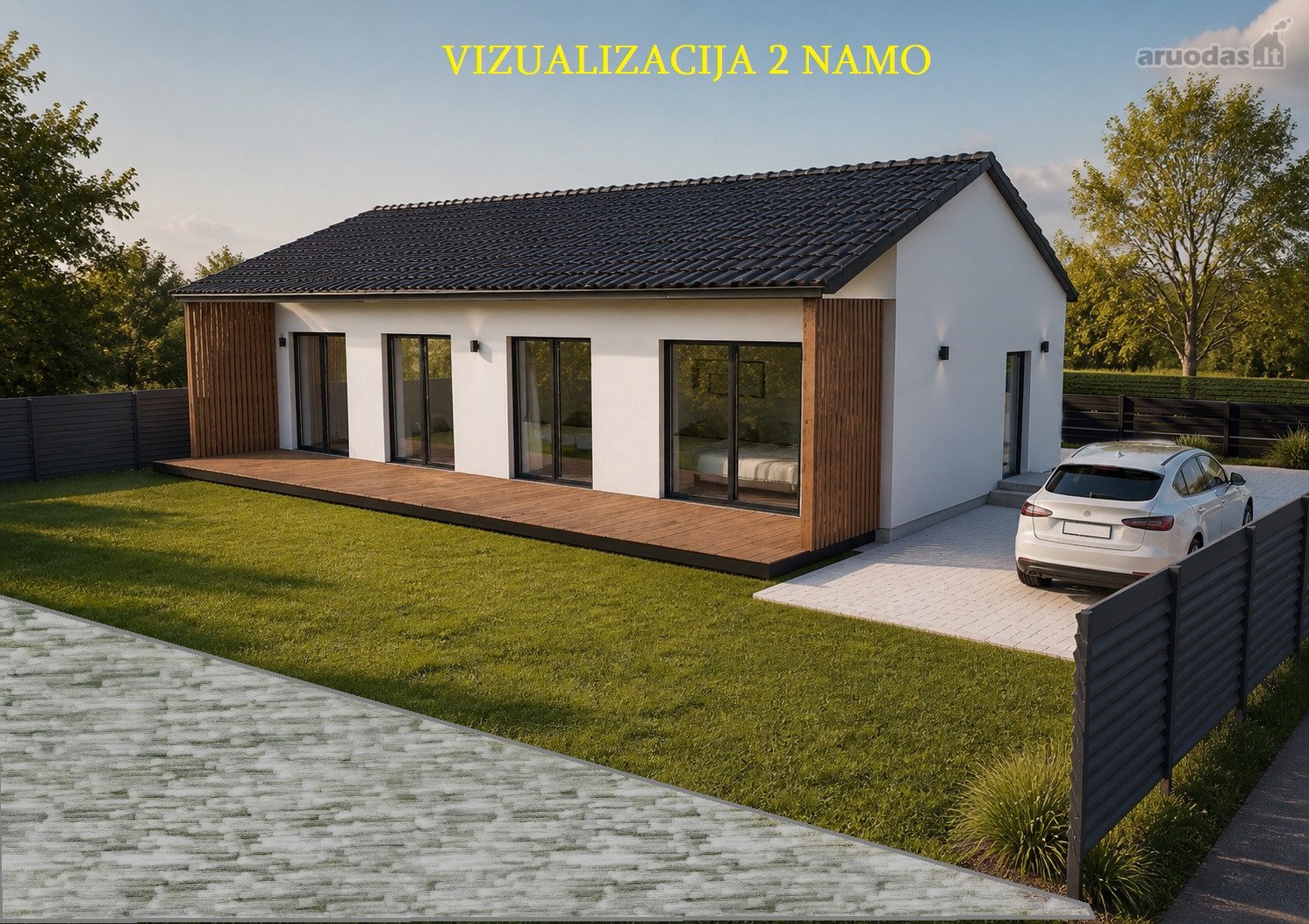 Atskiras vieno aukšto namas Pypliuose!