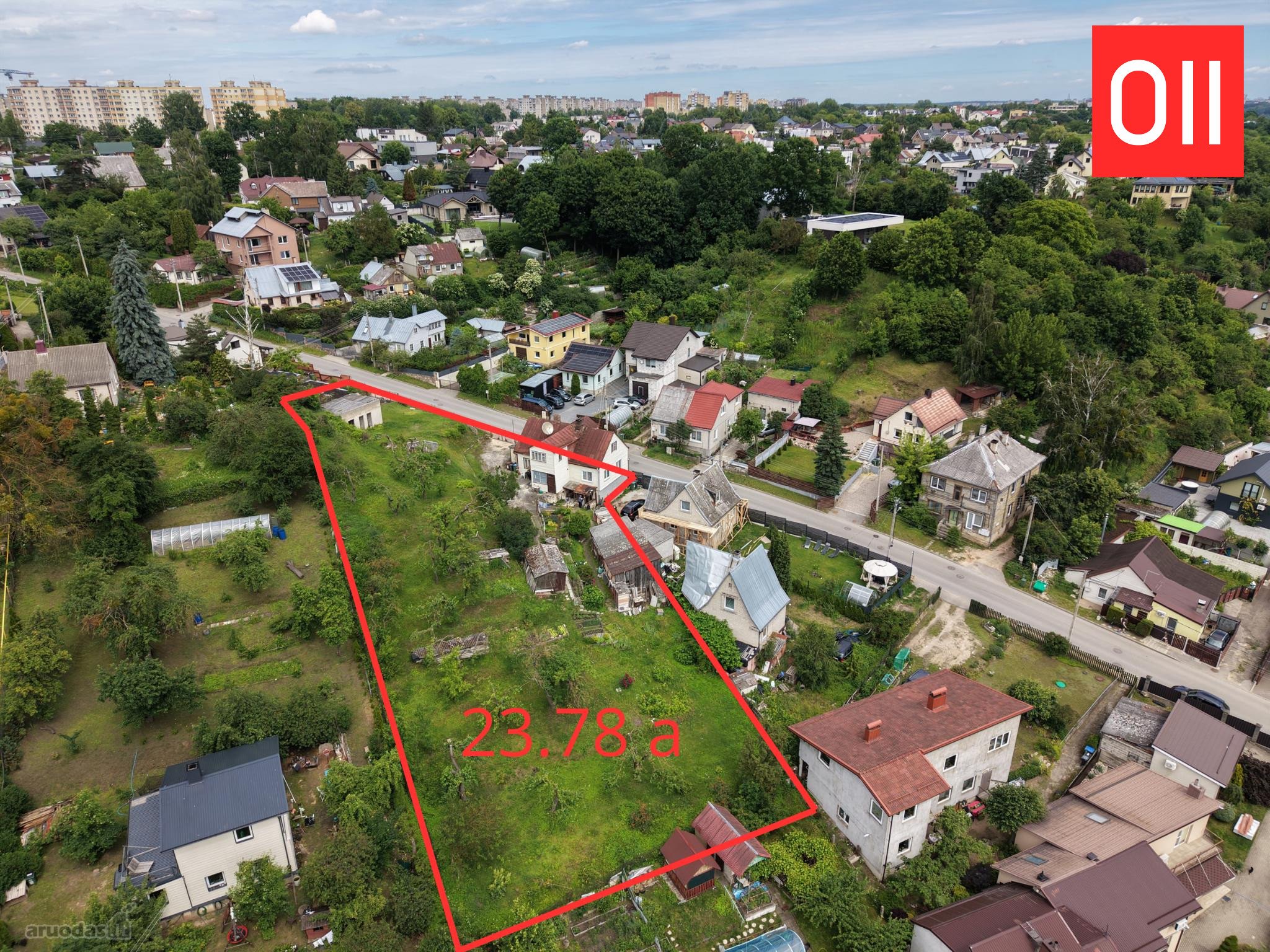 Parduodamas 23,78 a sklypas Naujakurių g. 9,