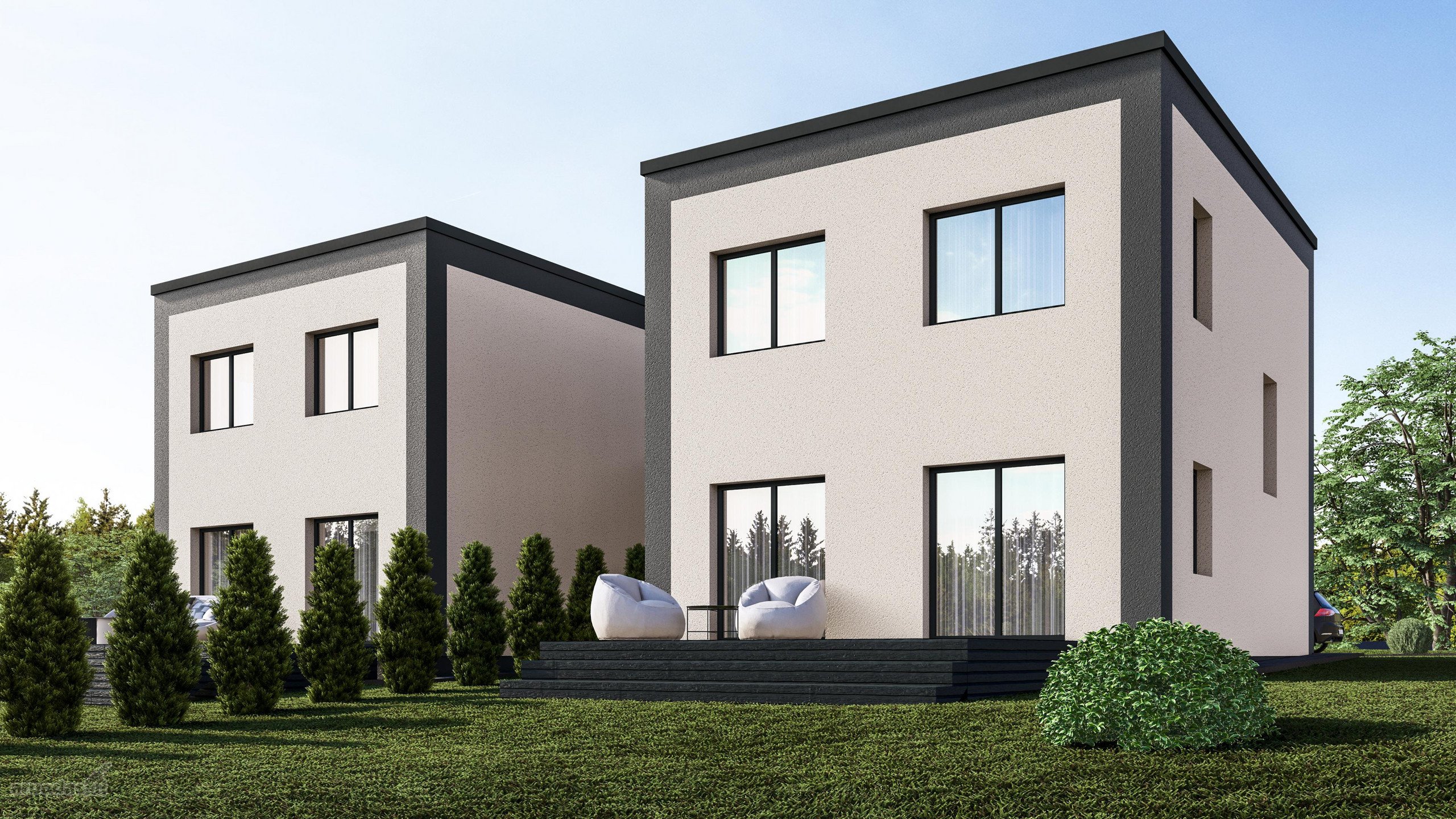 Parduodami 113 m² A++ klasės namai su