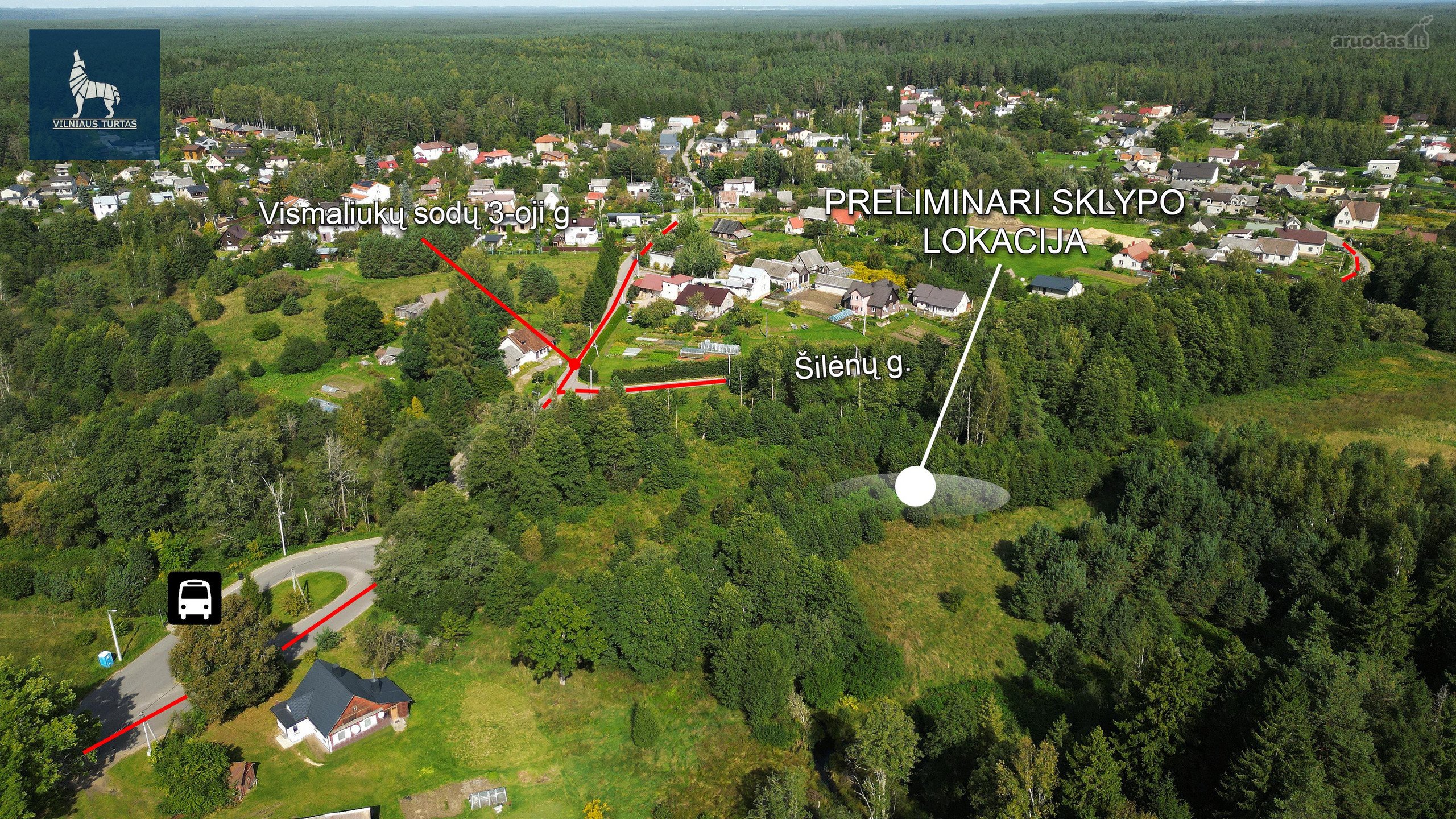 Parduodamas 5,56-ių arų ploto, namų valdos