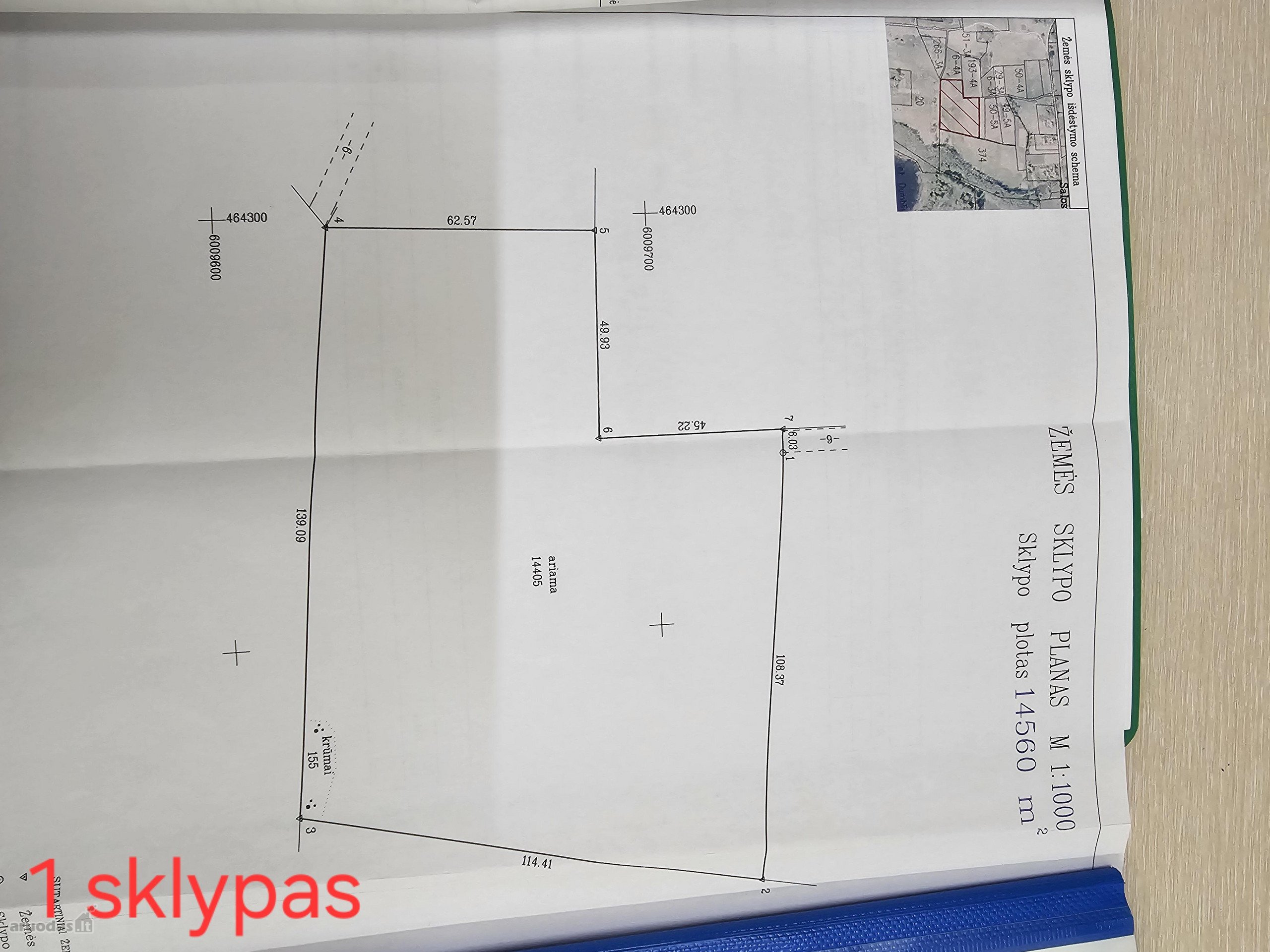 Parduodame du žemės sklypus, esančius vienas