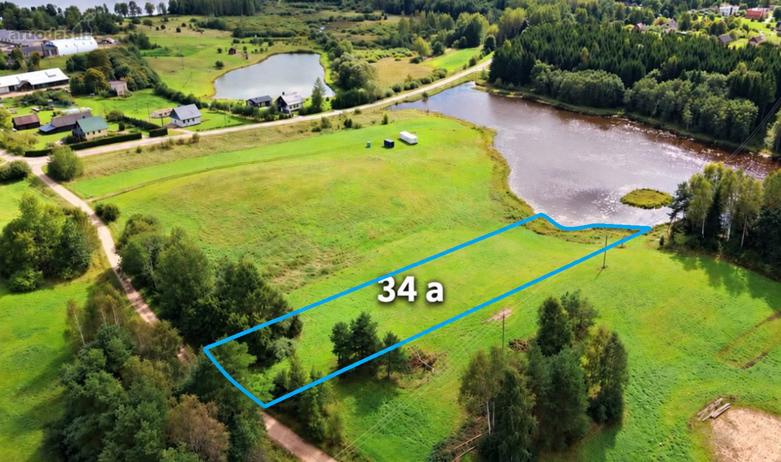 Parduodamas 34 Arų Namų Valdos Sklypas Prie