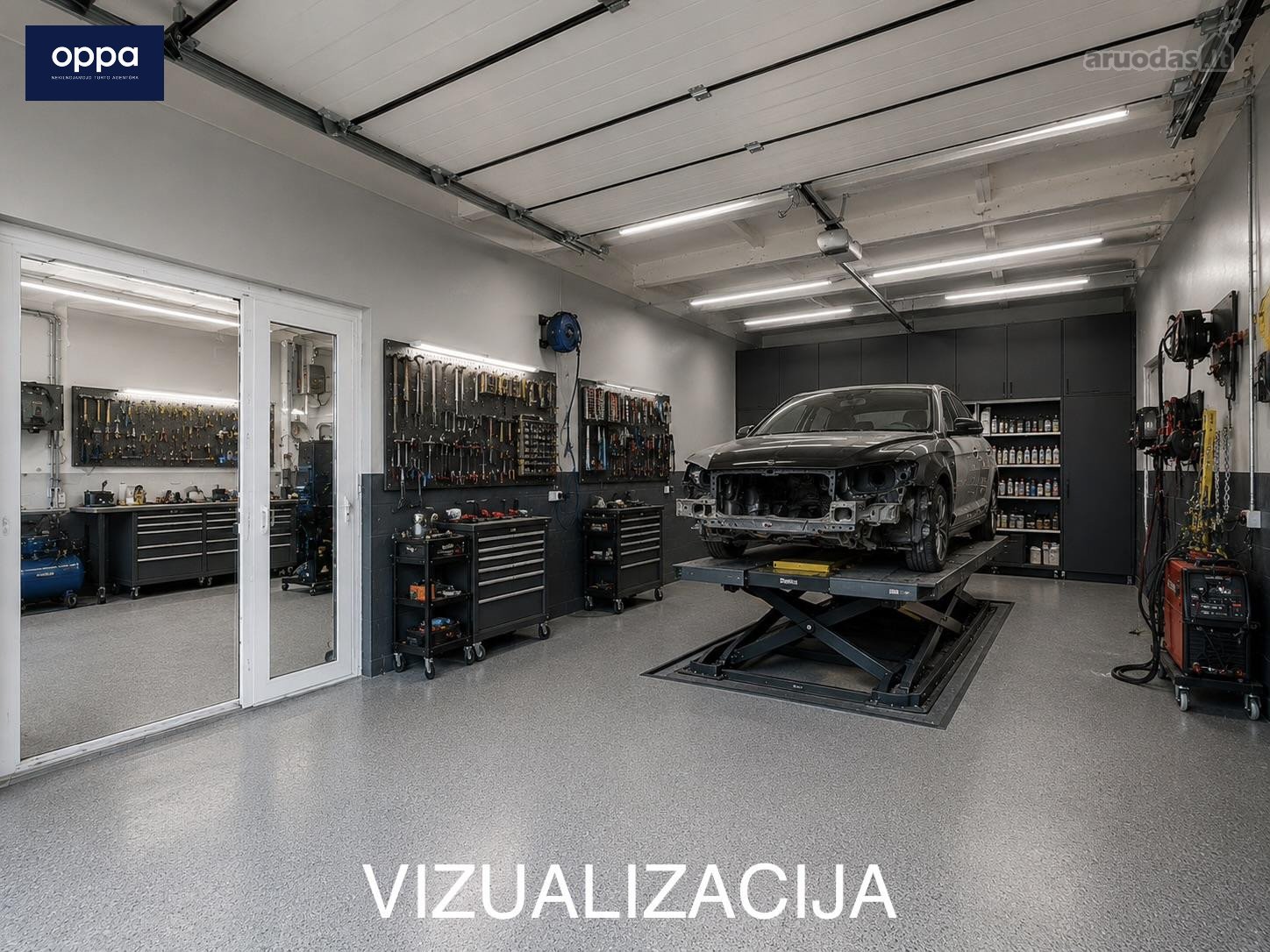 Parduodamos Komercinės Patalpos / Garažas