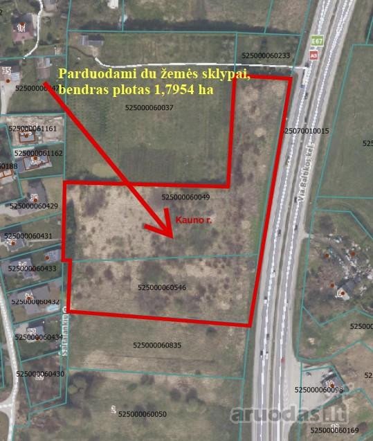 Parduodami du žemės ūkio paskirties sklypai