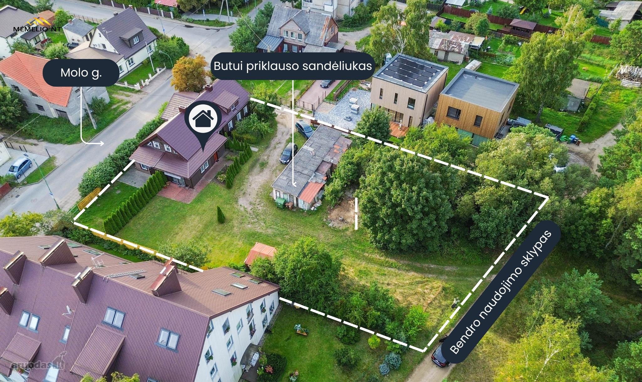 2 kambarių butas prie Molo