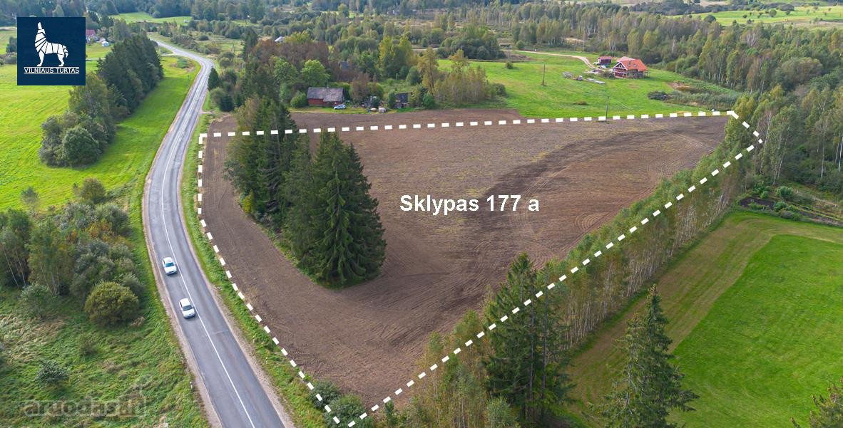 Parduodamas 1,77 ha žemės ūkio paskirties