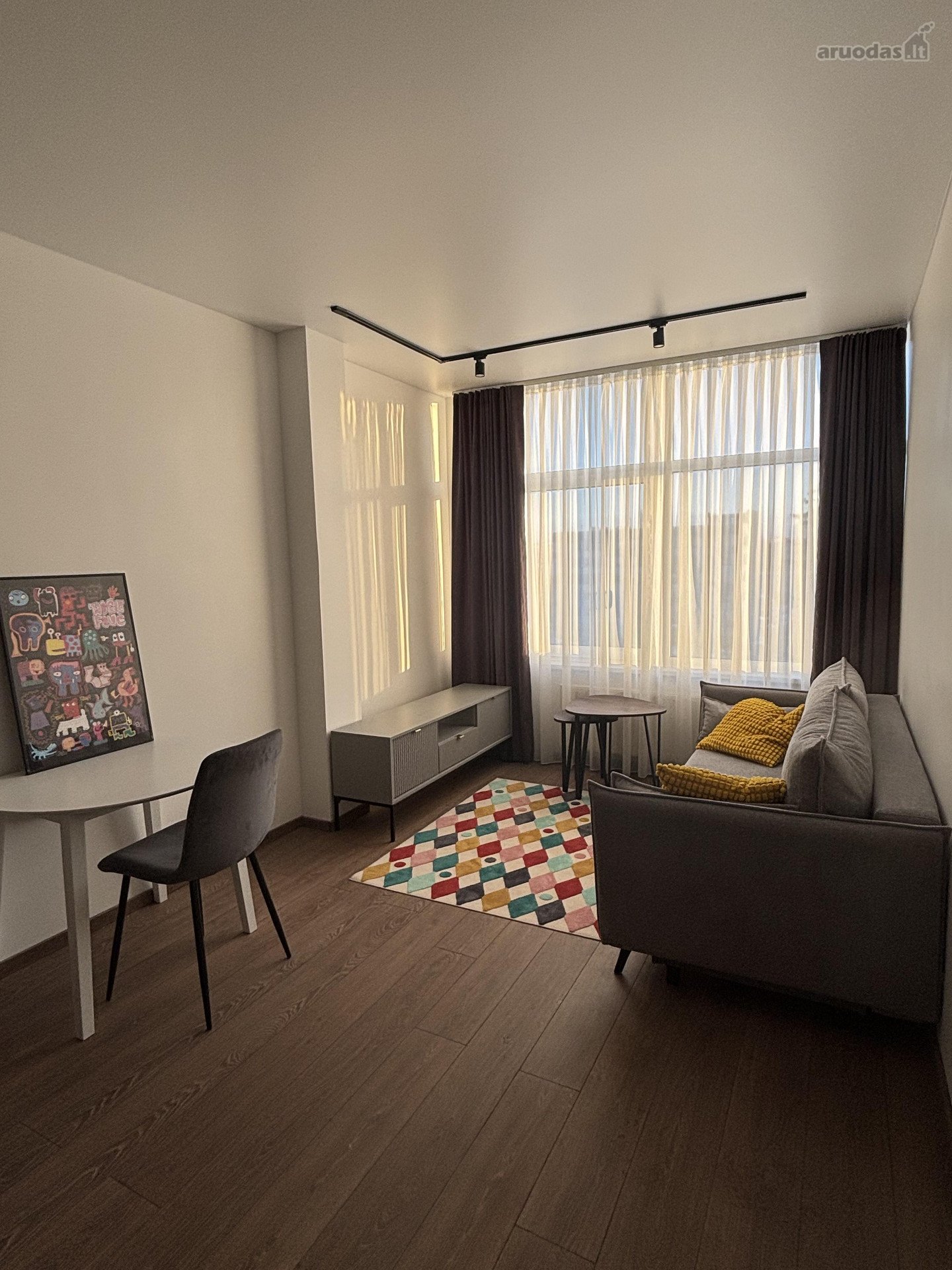 Nuomojamas Naujai Įrengtas 21 m² Studijos