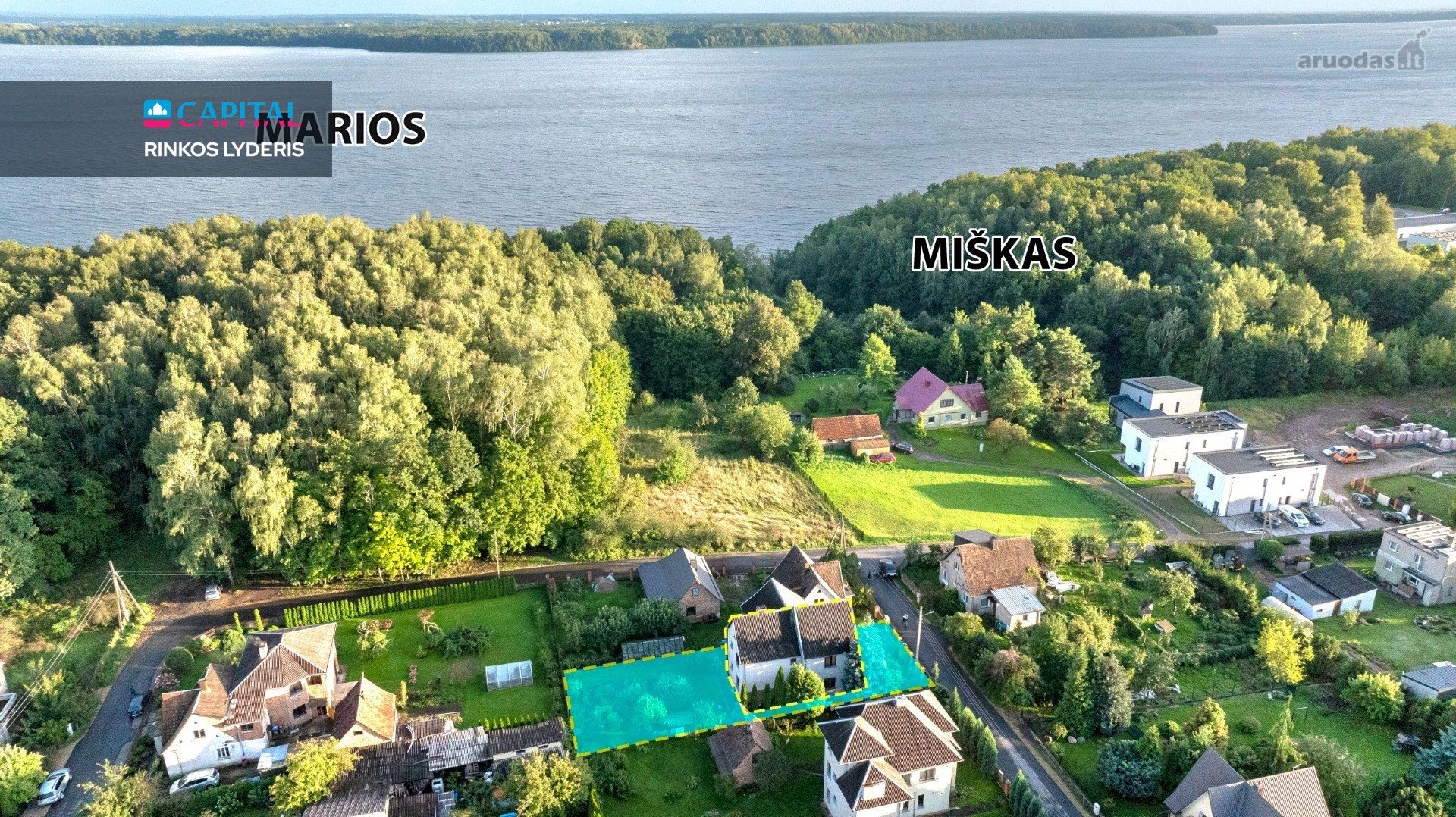 Parduodamas Namas Šalia Miškelio Bei Kauno Marių.