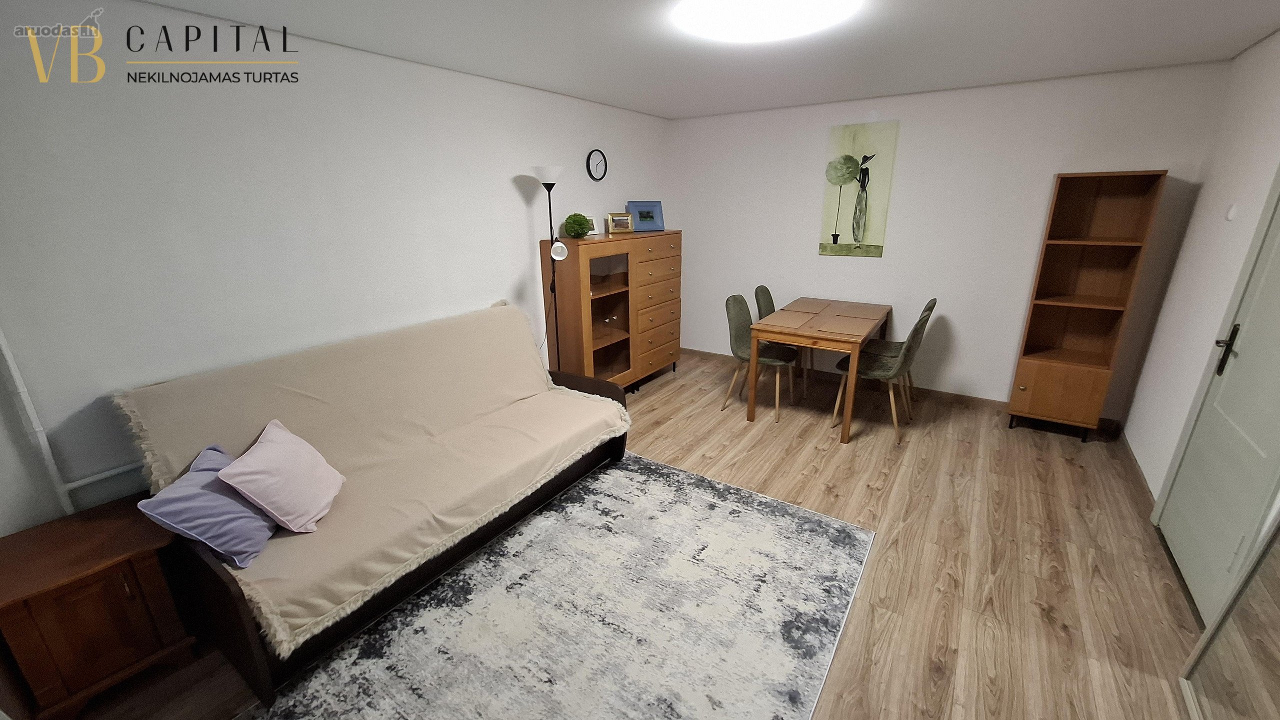 Išnuomojamas 2 kambarių butas, ką tik po