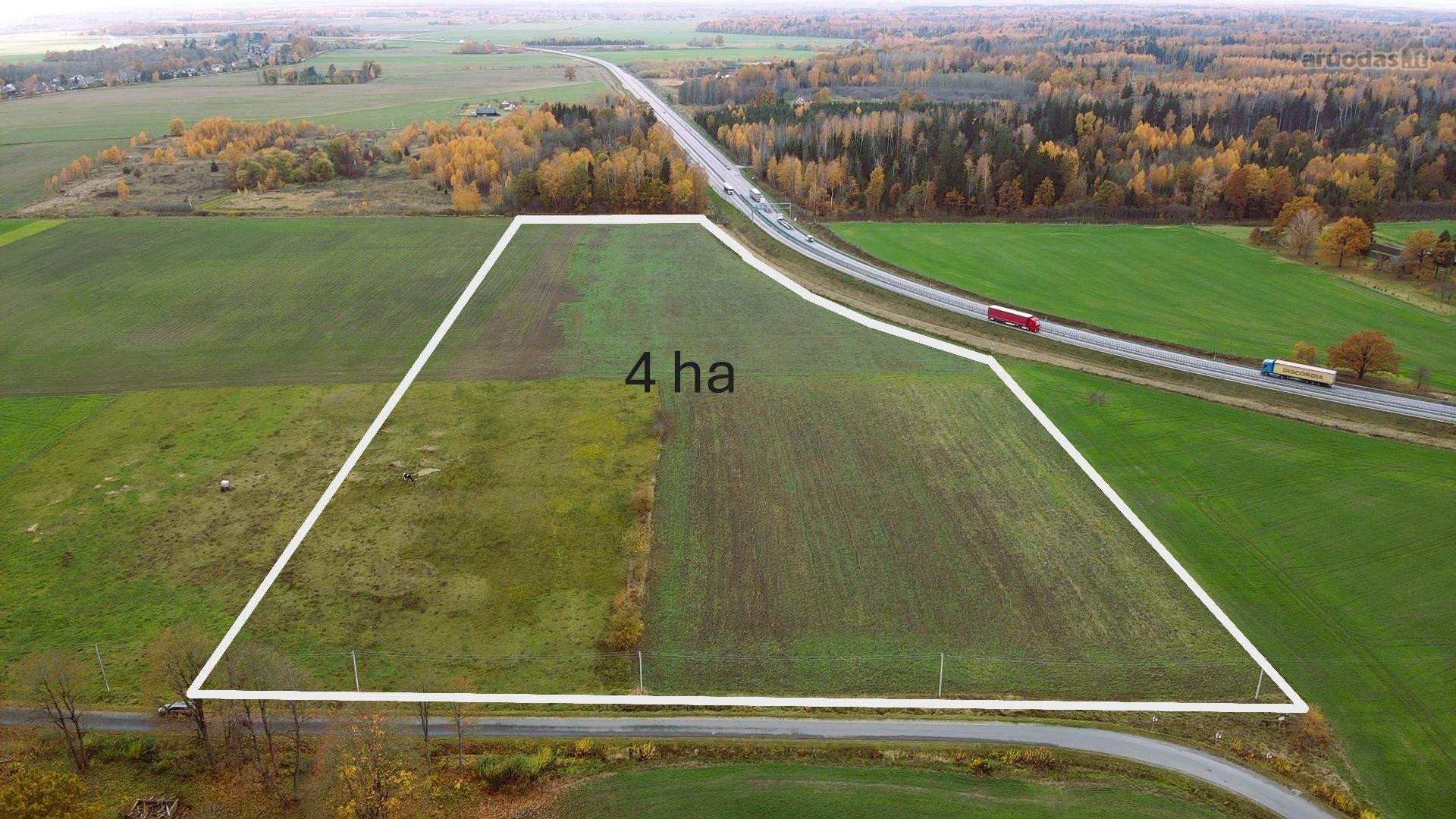 Parduodamas 4 Ha Žemės Sklypas Panevėžio Raj.