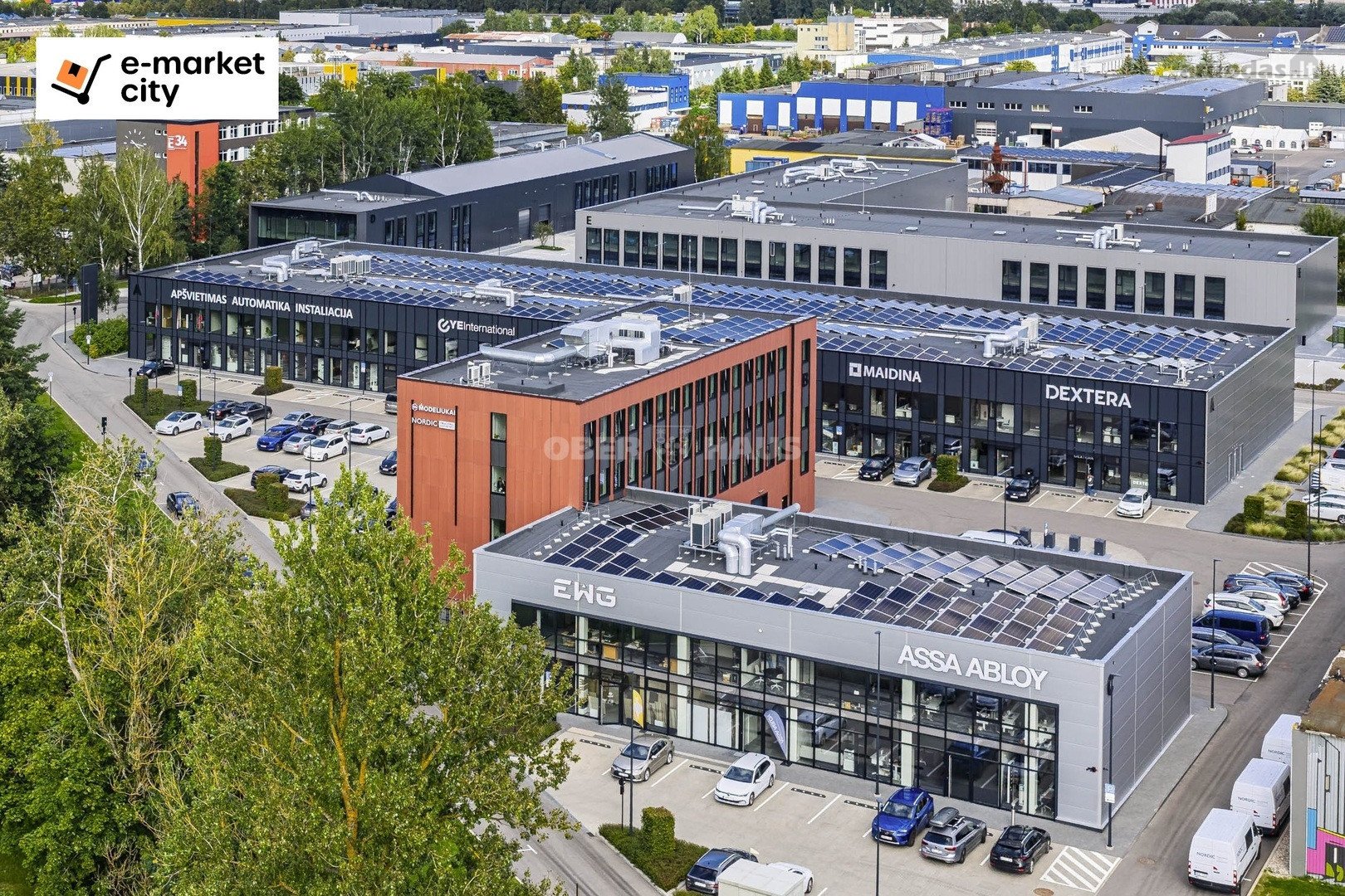 Nuomojami nuo 545 iki 1243 m² A+ energetinės