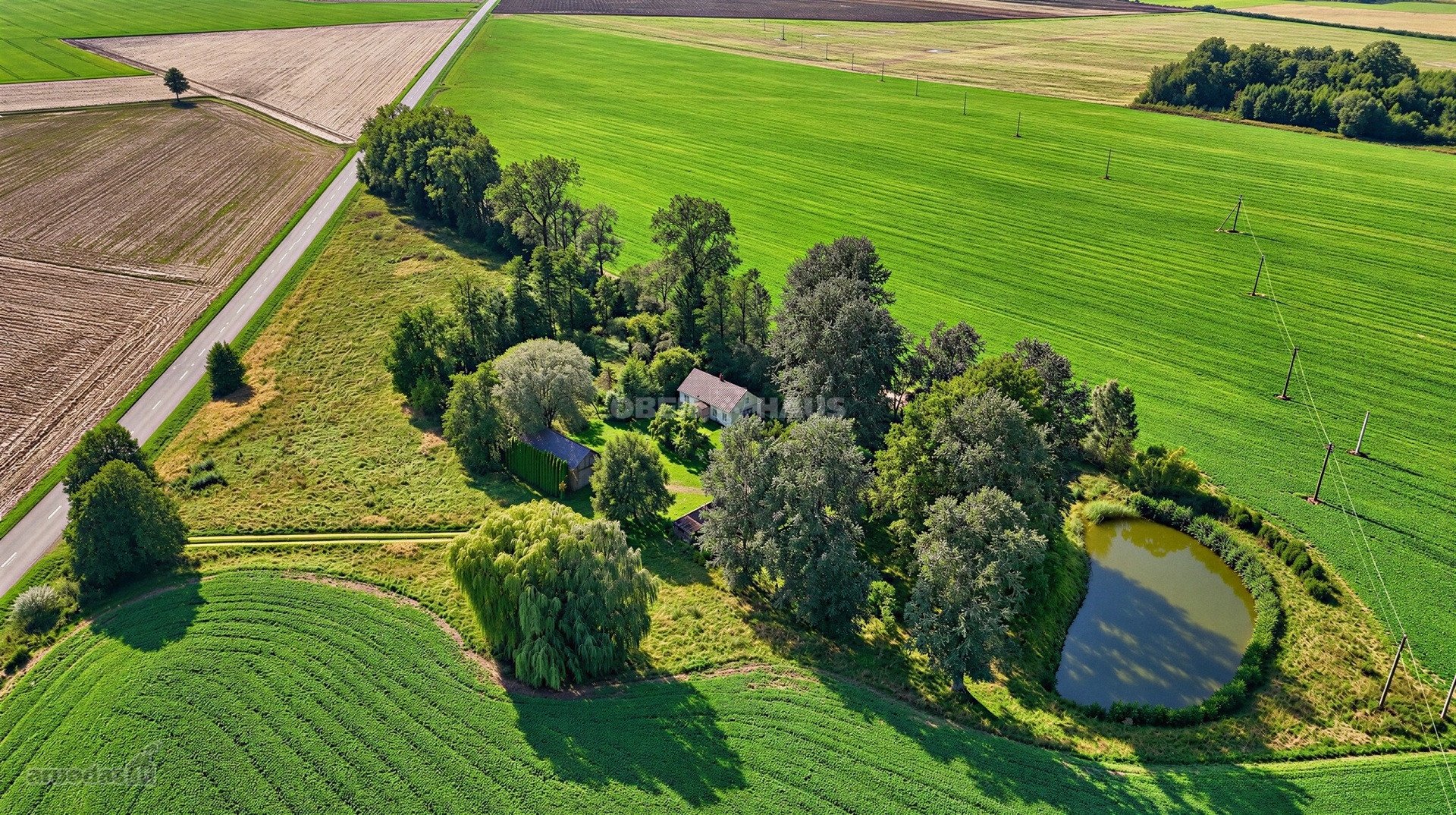 Parduodama Erdvi Sodyba Su 2,7168 Ha Žemės