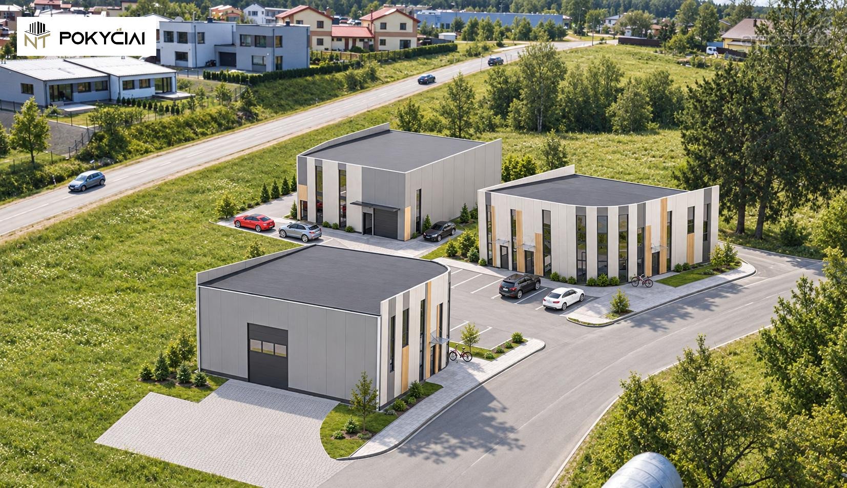 Parduodamas komercinės žemės sklypas