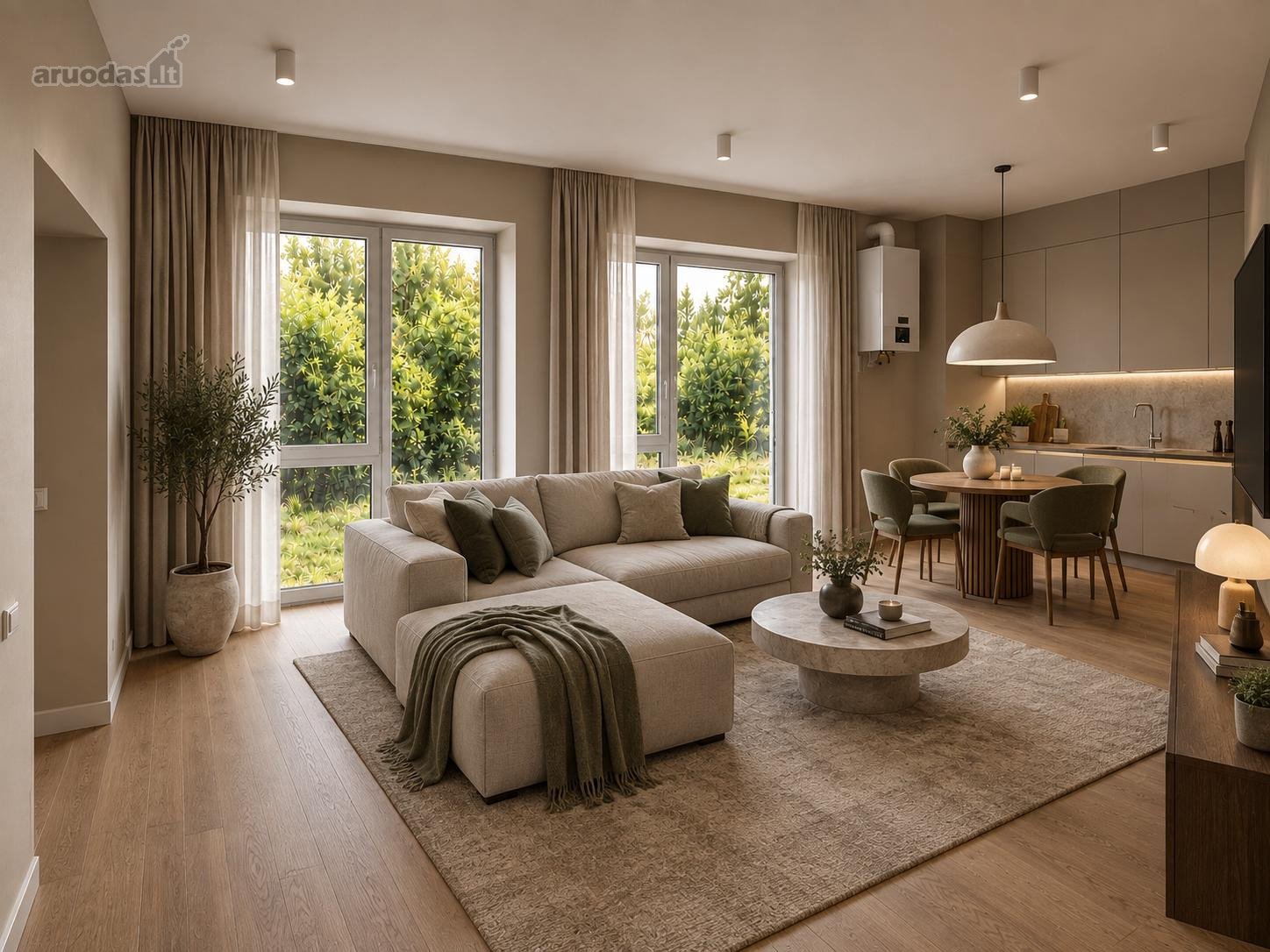 Išskirtinis 2 K. Apartamentas Su Privačia