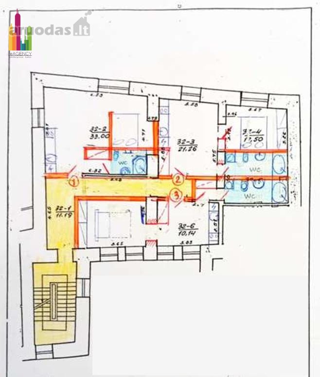 113 Kv. M Butas Savičiaus G. – Vilniaus