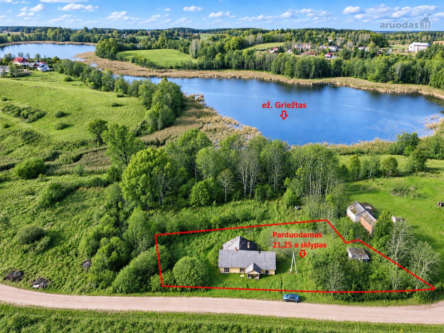 Zarasų rajone, Sarakiškių k., adresu Upės g.