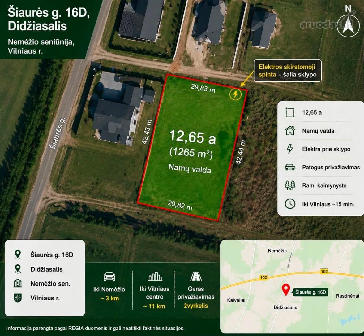 ? Adresas: Šiaurės g. 16d, Didžiasalis,