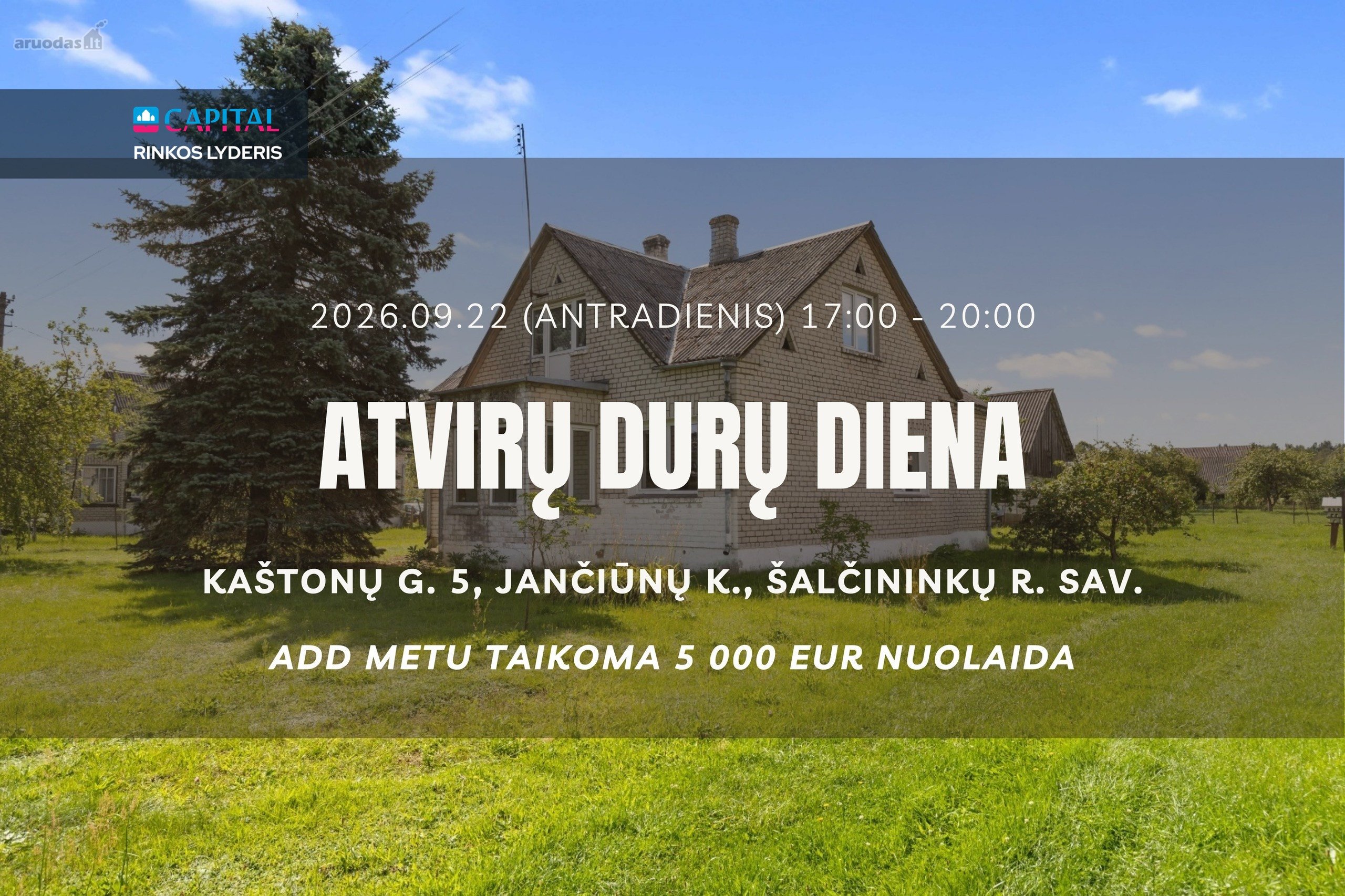 Parduodamas 86 Kv. M. Namas Su Erdviu 30,2