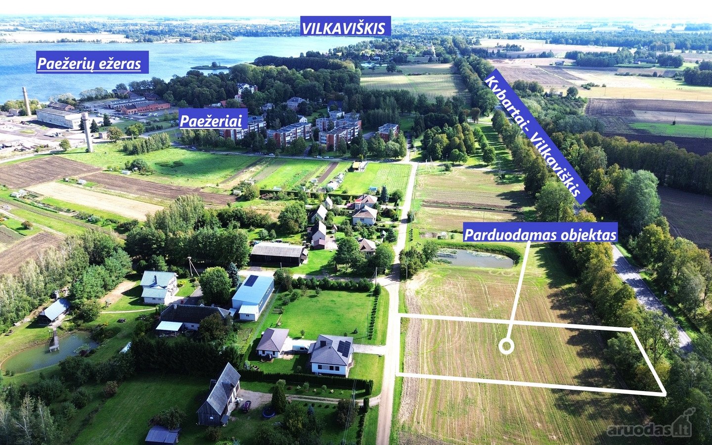 Parduodamas 19 arų žemės ūkio paskirties