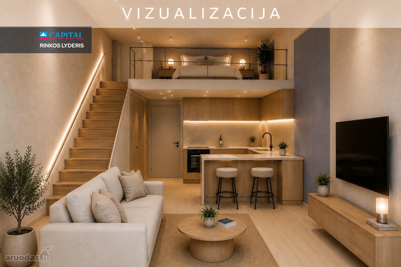 Parduodamas Modernus Loftas Laisvės Pr. 53e,